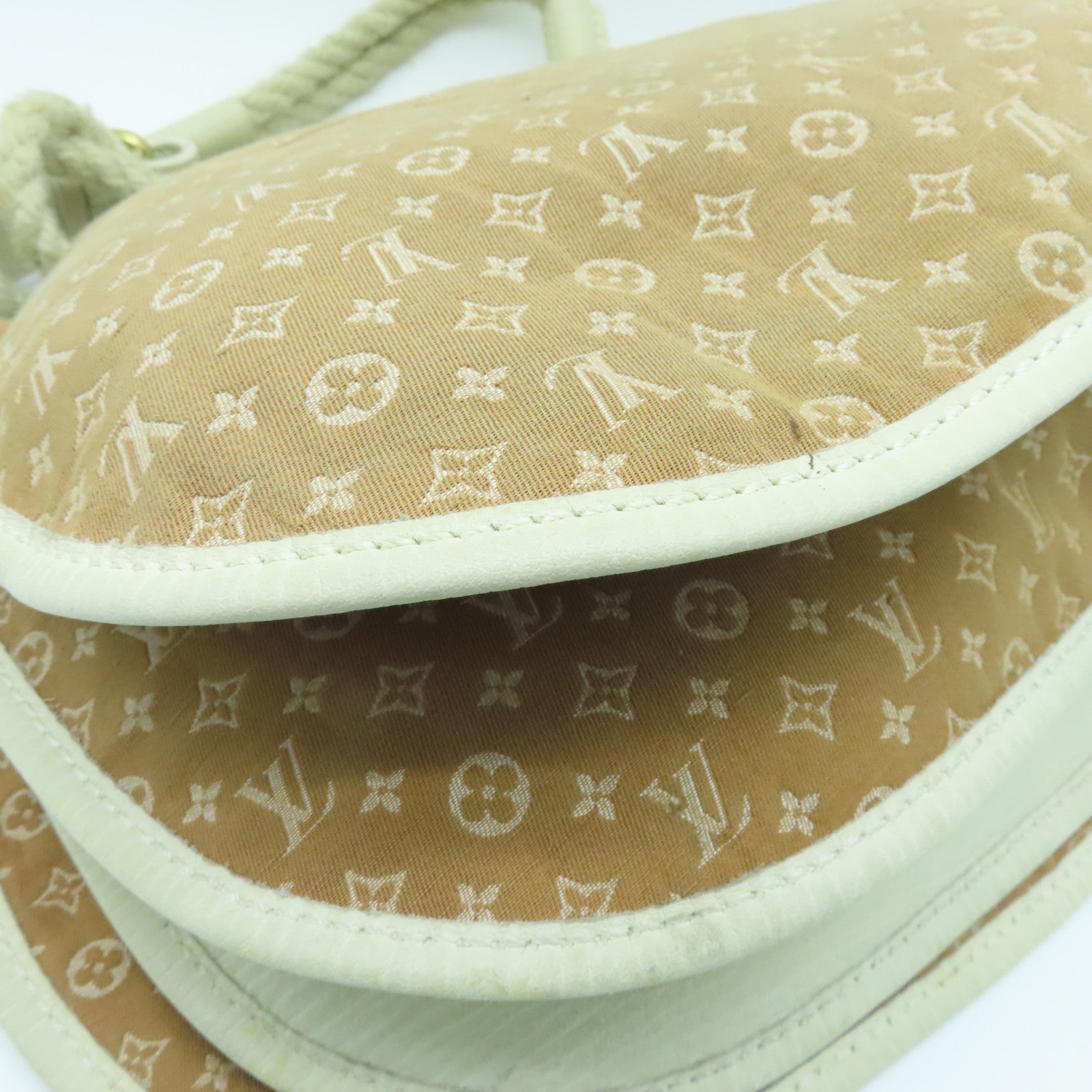 LOUIS VUITTON Monogram idylle Shoulder Bag gold buckle shoulder bag brown