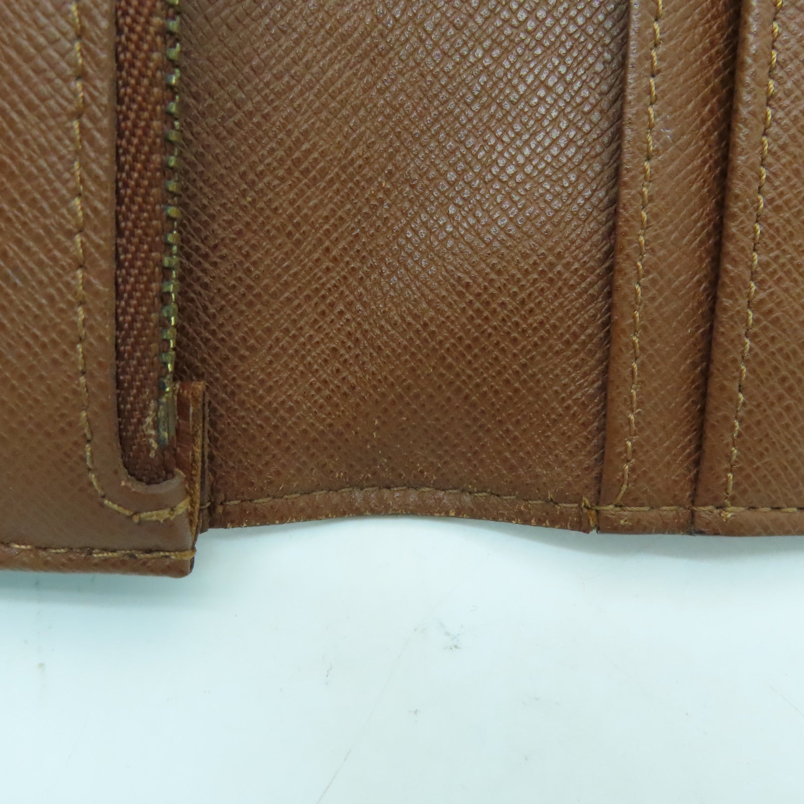 LOUIS VUITTON Monogram Long Wallet金扣長錢包棕色