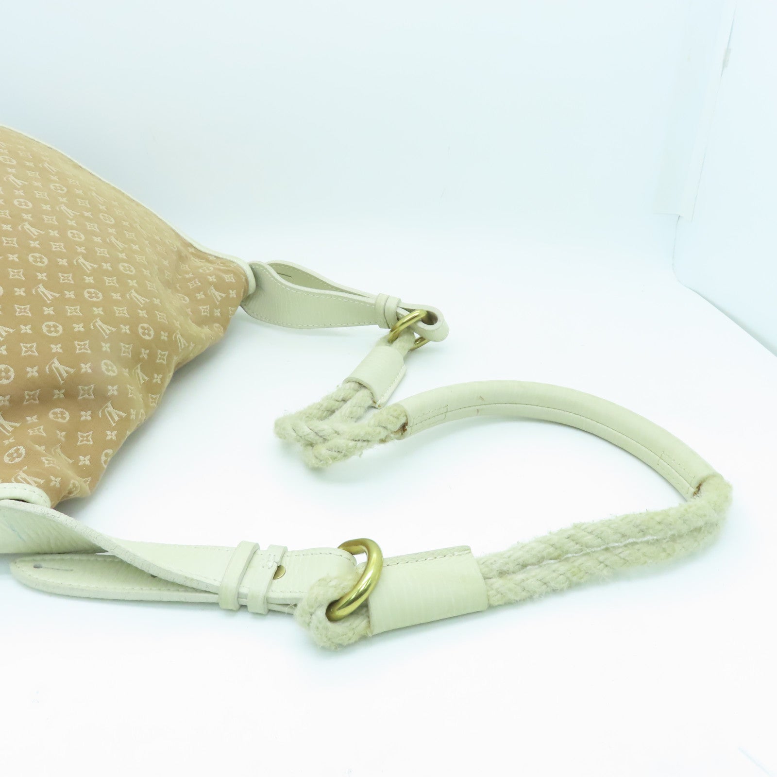 LOUIS VUITTON Monogram idylle Shoulder Bag gold buckle shoulder bag brown
