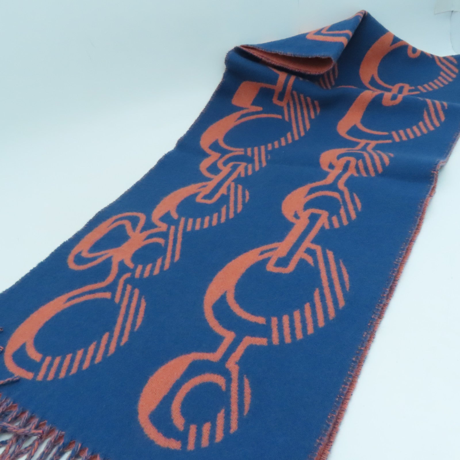 HERMES 羊绒Scarf颈巾33x140cm