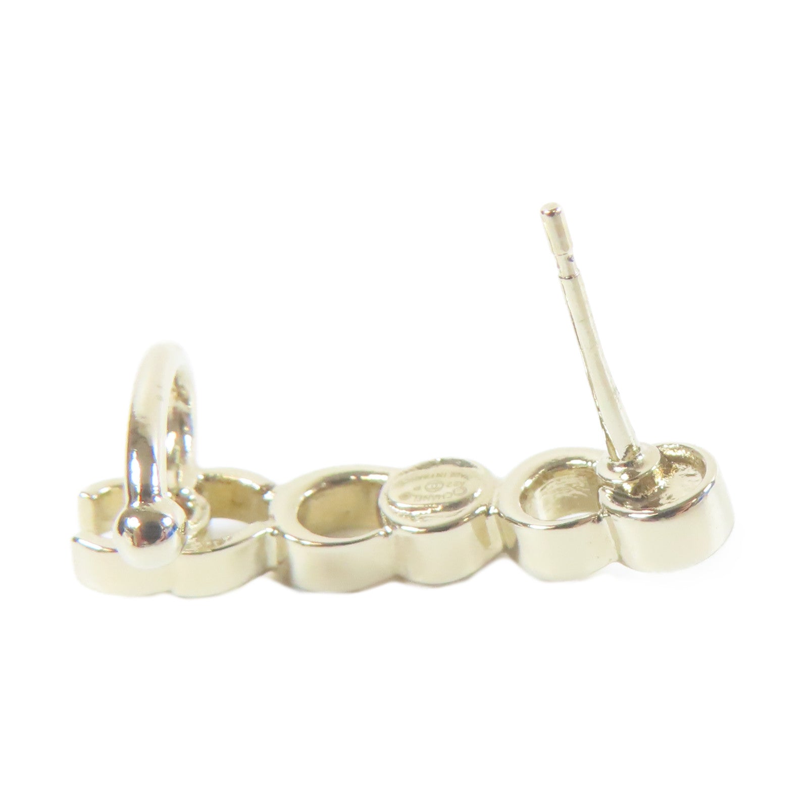CHANEL 金屬Earrings耳環金色
