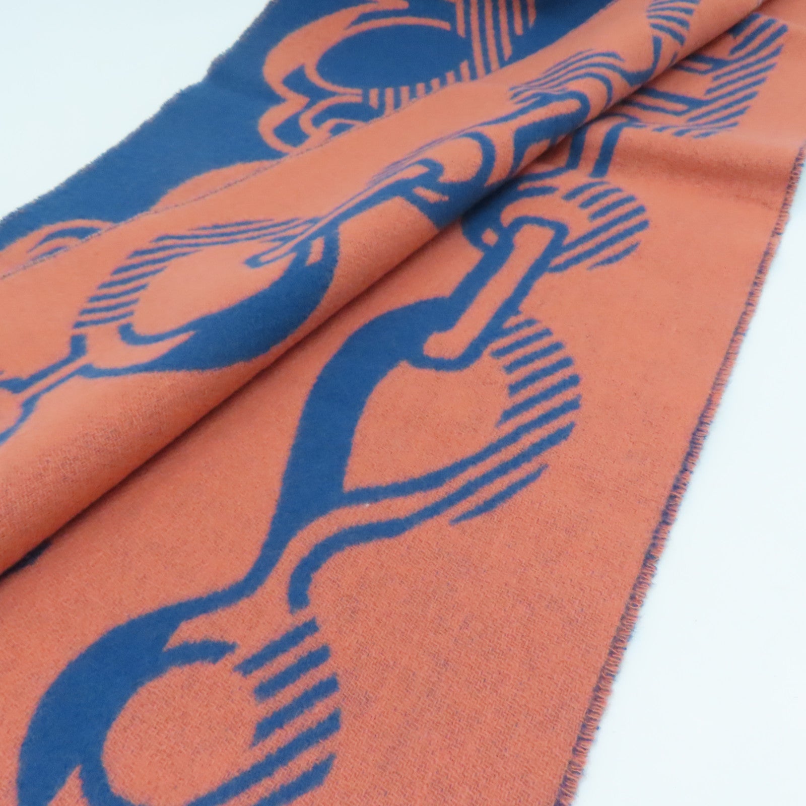 HERMES 羊绒Scarf颈巾33x140cm