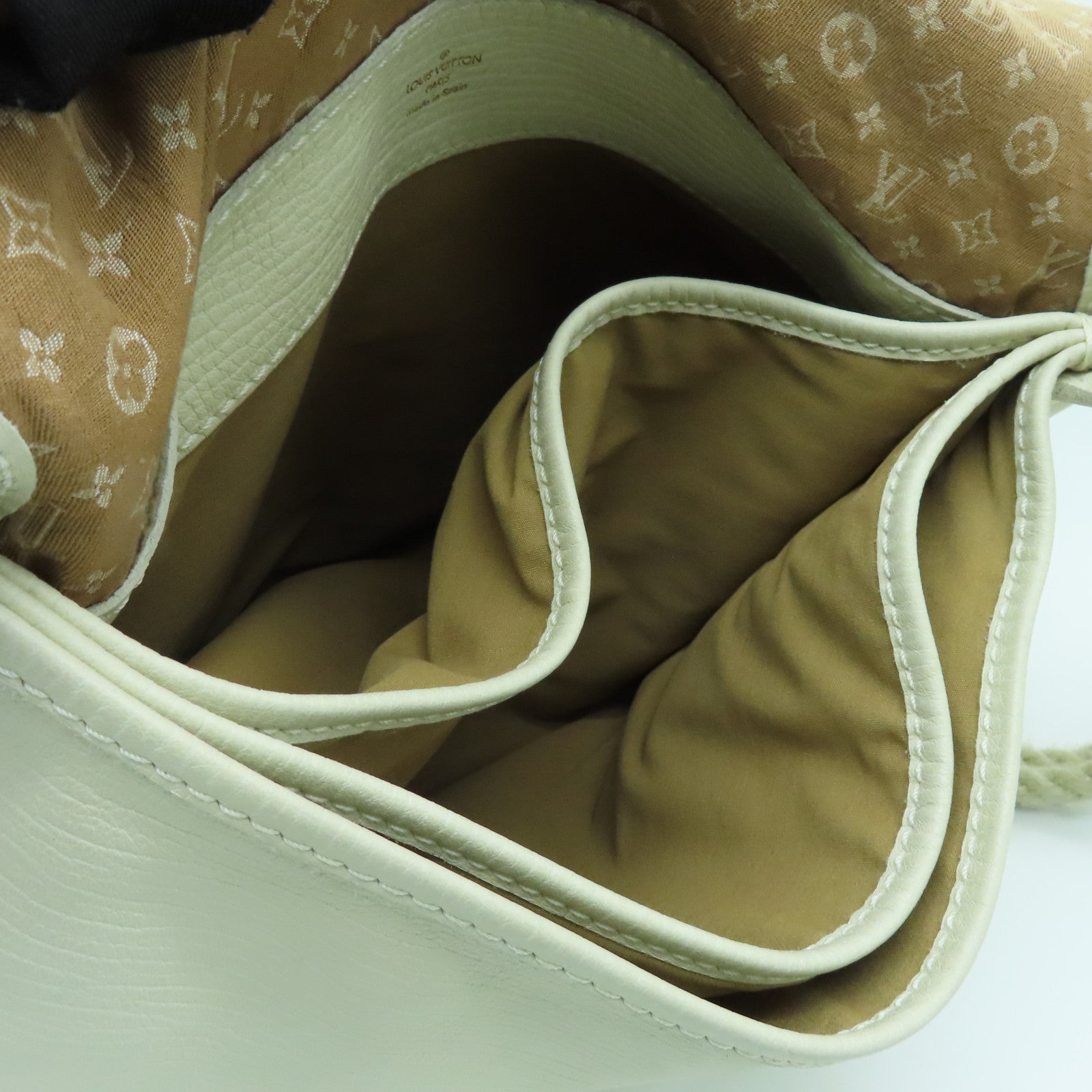 LOUIS VUITTON Monogram idylle Shoulder Bag gold buckle shoulder bag brown