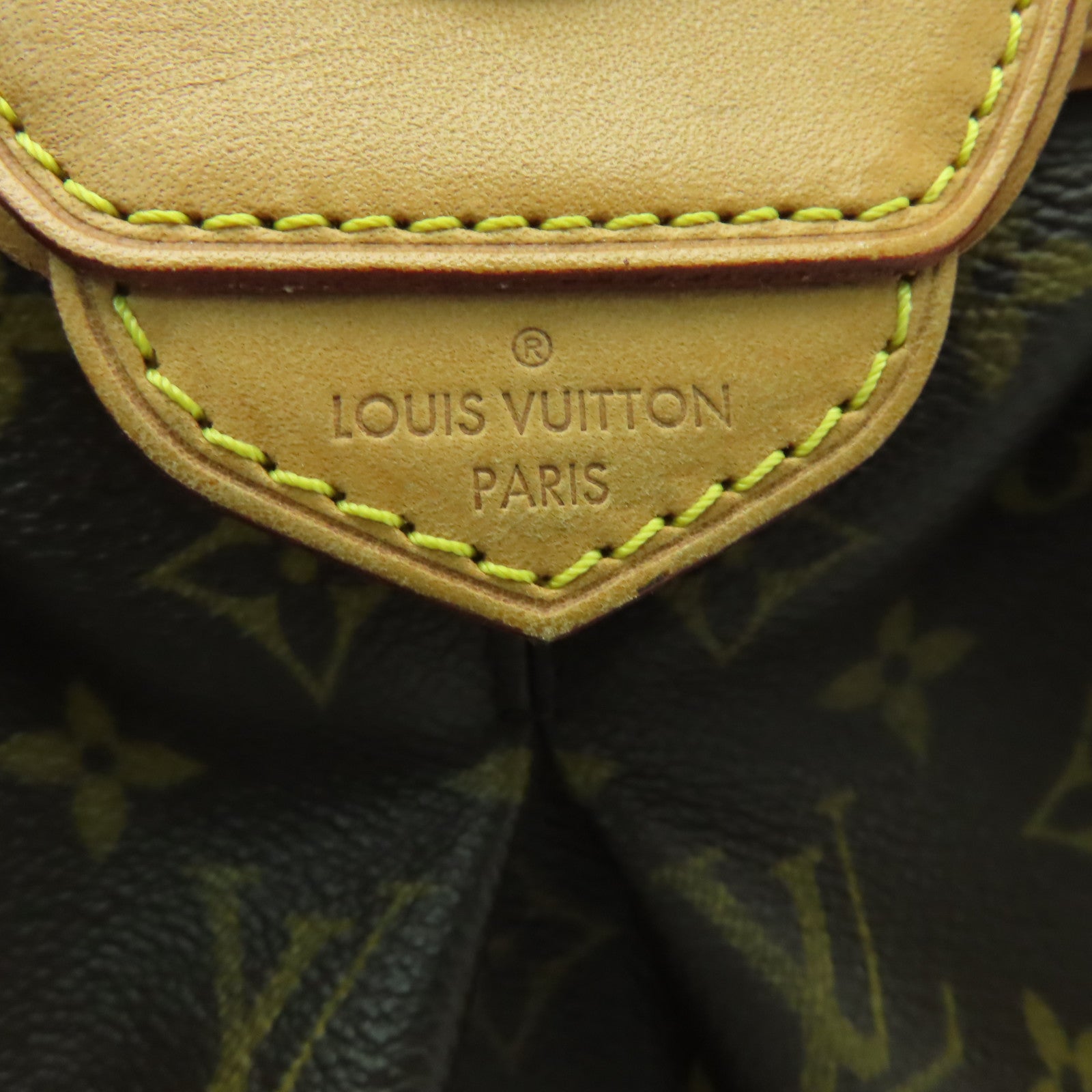 LOUIS VUITTON Monogram Boetie MM金扣肩背袋啡色