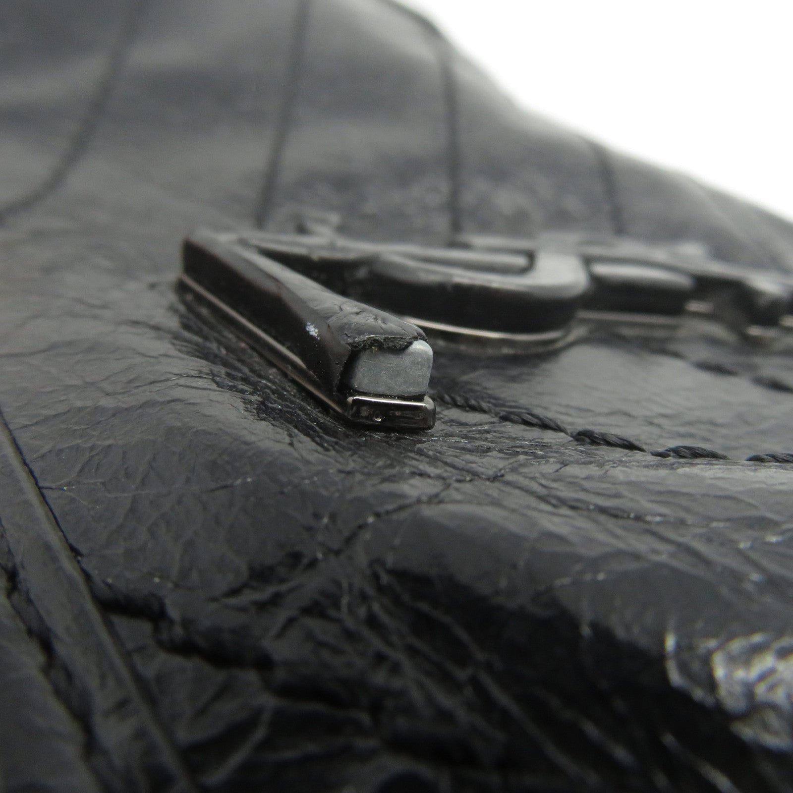SAINT LAURENT 牛皮皮革Niki Medium銀扣鏈帶肩背袋黑色