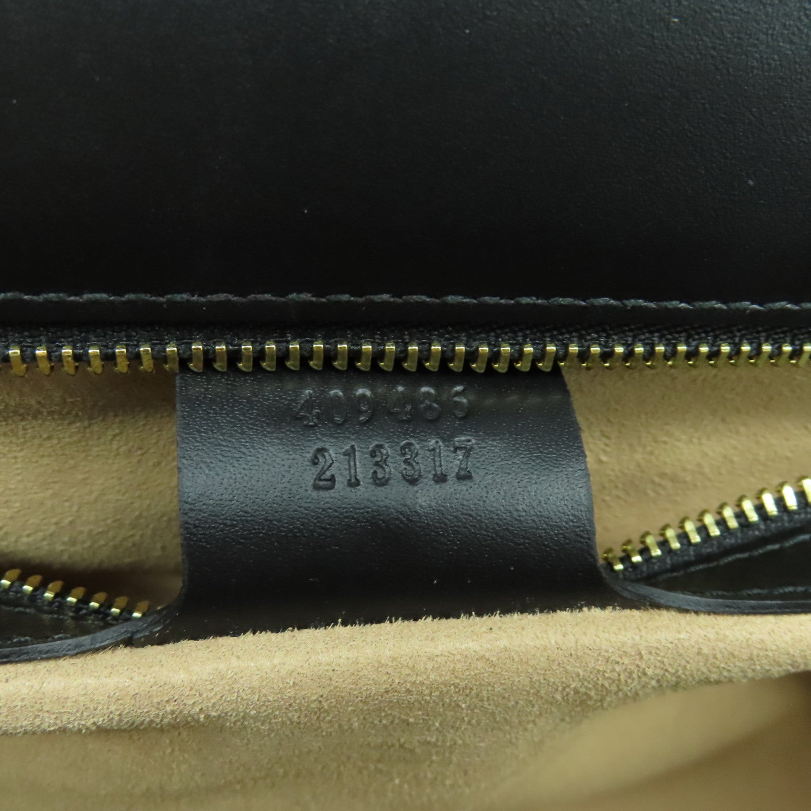 GUCCI 牛皮皮革Shoulder Bag金扣鏈帶肩背袋黑色