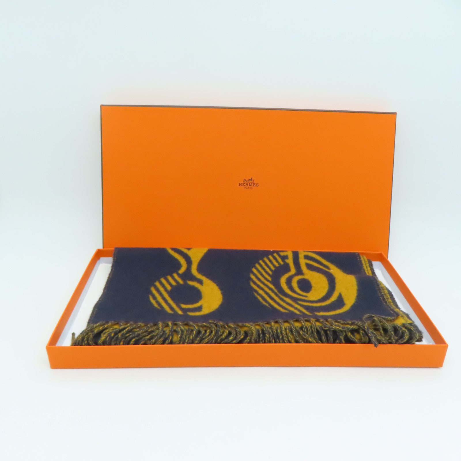 HERMES Cashmere Scarf颈巾33x140cm
