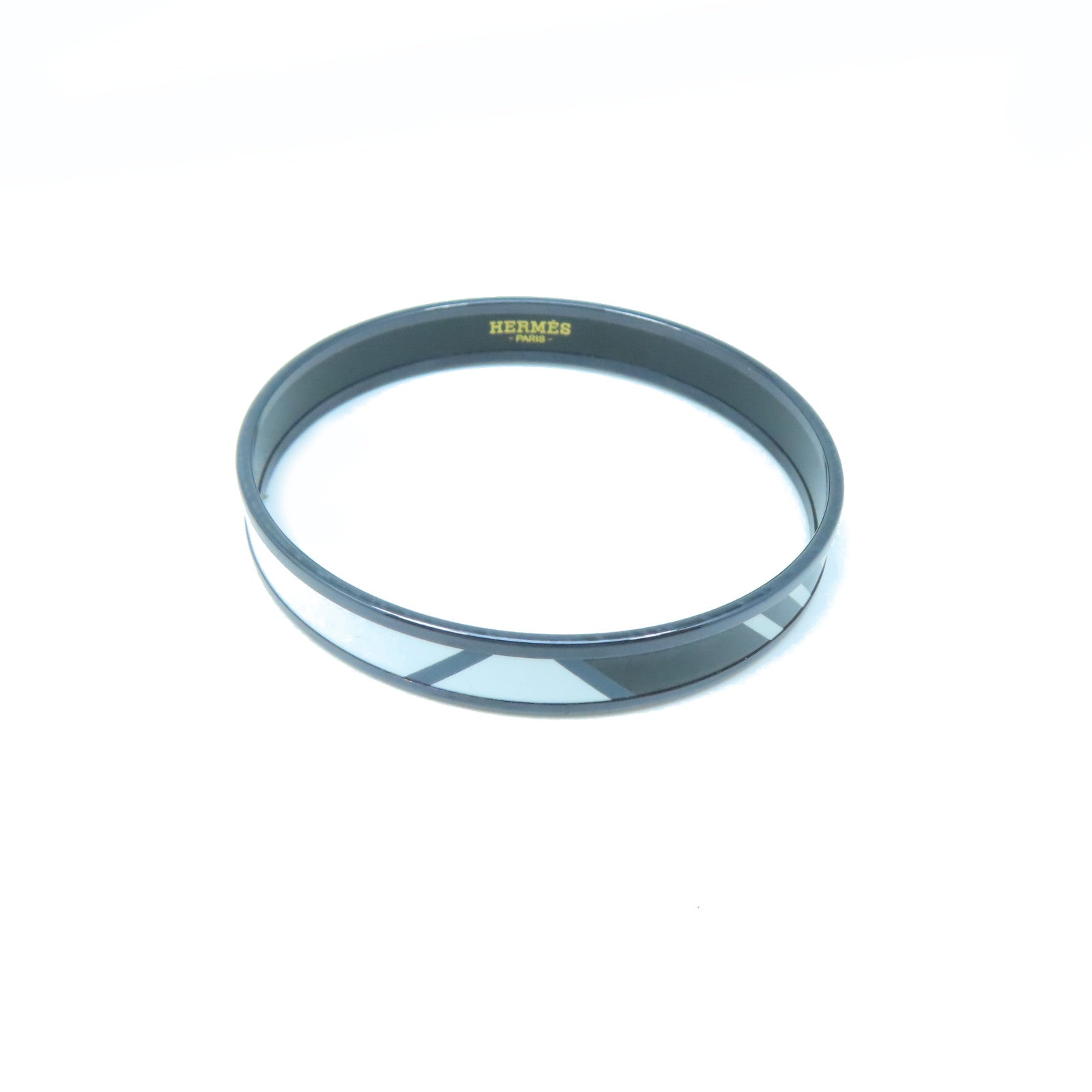 HERMES metal Bangle bracelet black