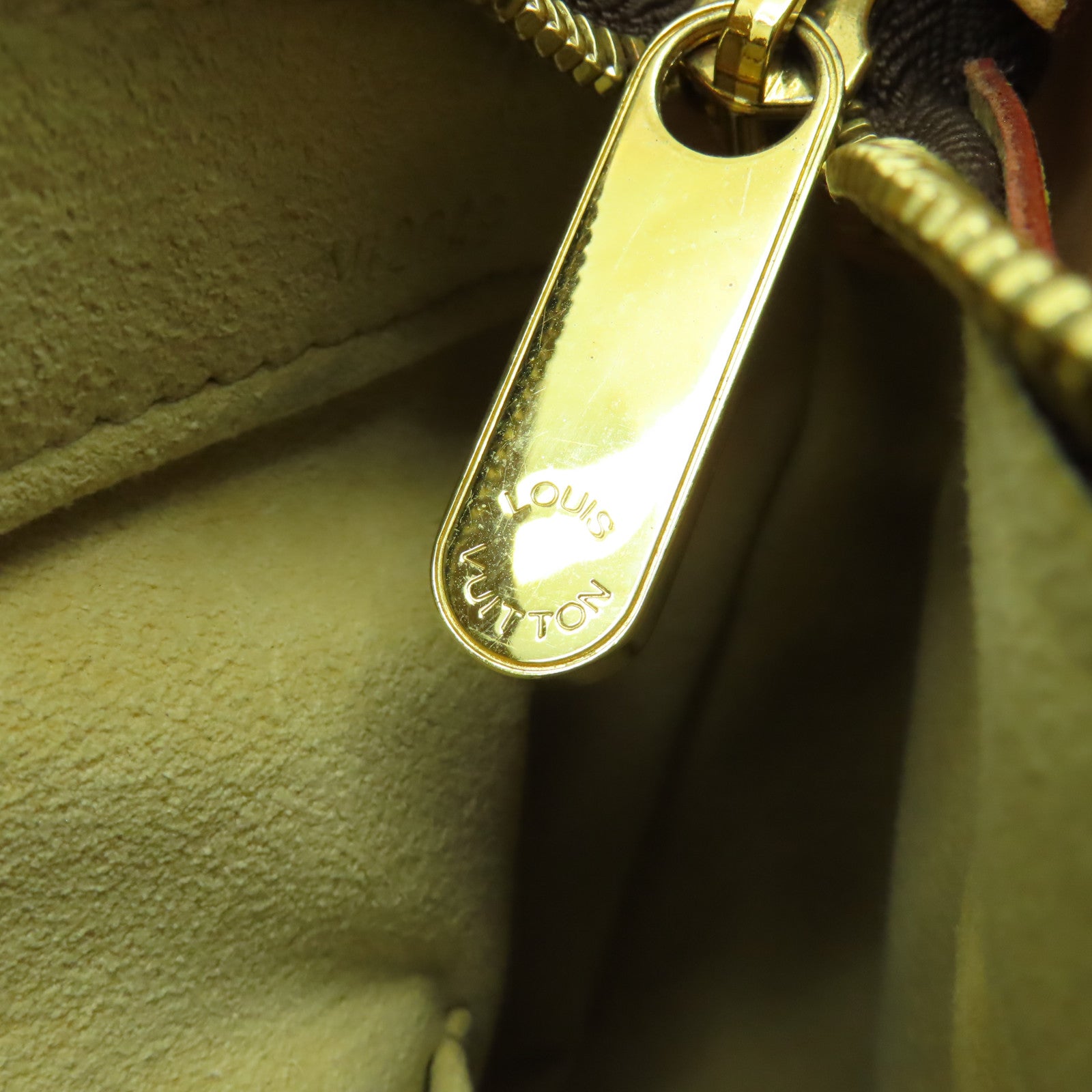 LOUIS VUITTON Monogram Boetie MM金扣肩背袋啡色
