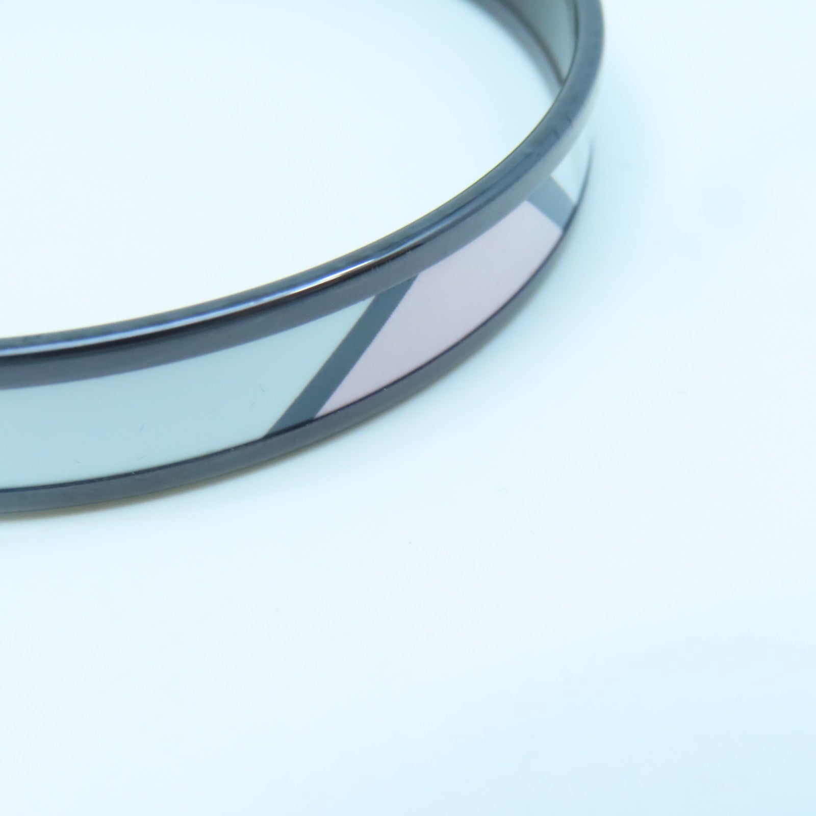 HERMES metal Bangle bracelet black