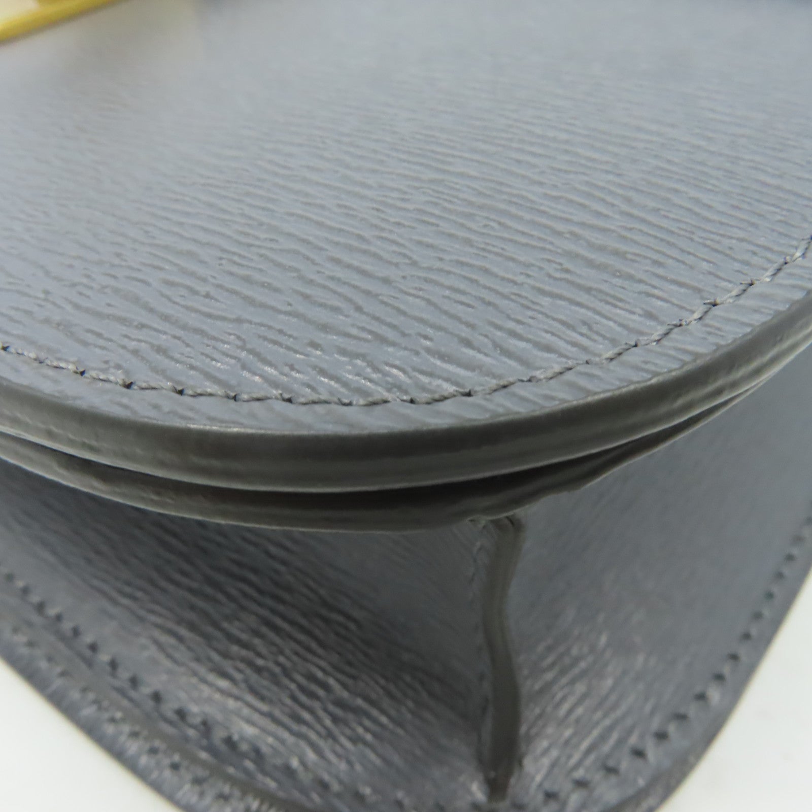 CELINE 牛皮皮革Classic Box Shoulder Bag金扣肩背袋灰色