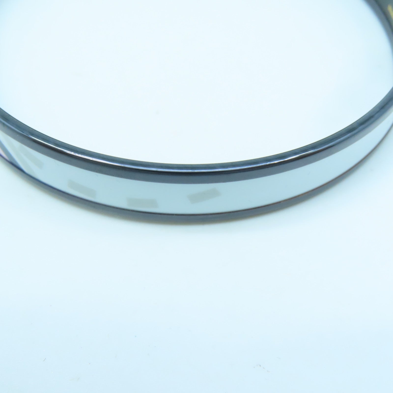 HERMES metal Bangle bracelet black