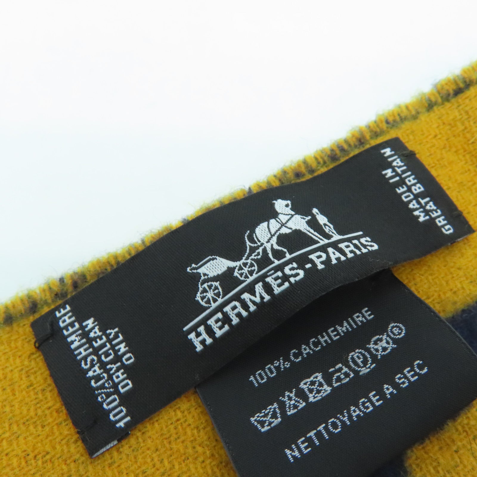 HERMES Cashmere Scarf颈巾33x140cm