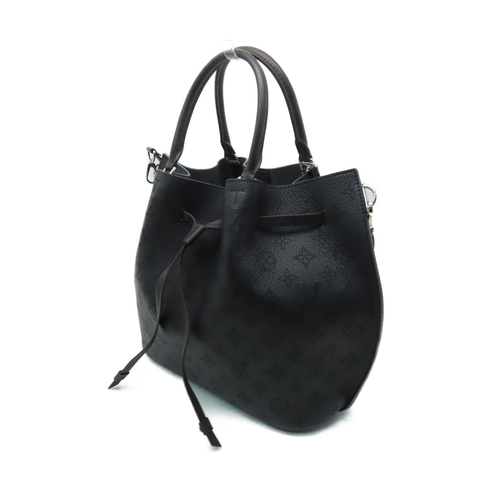 LOUIS VUITTON Mahina Girolata銀扣手挽肩背兩用袋黑色