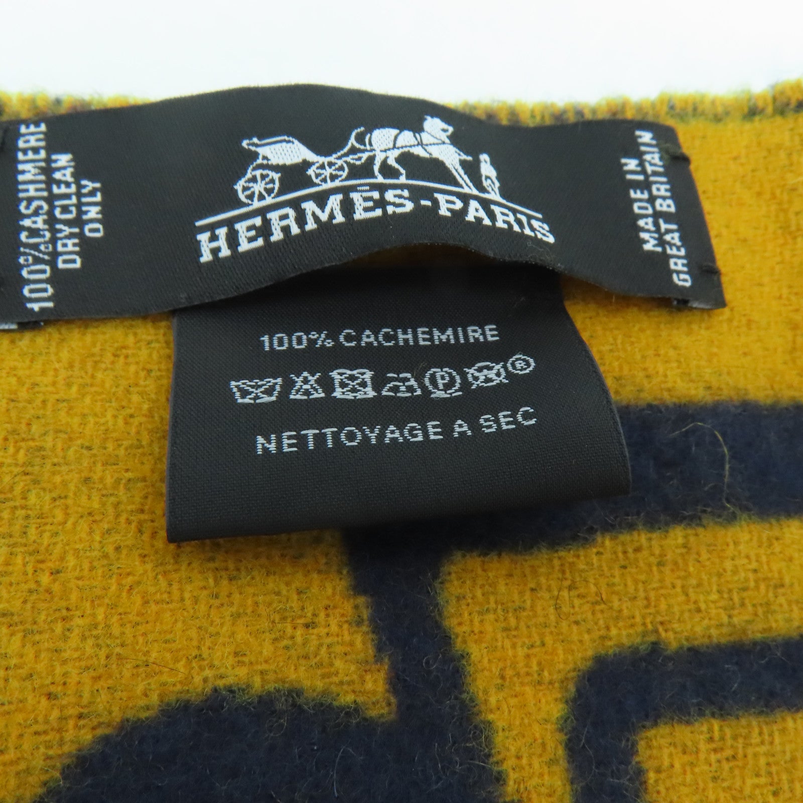 HERMES Cashmere Scarf颈巾33x140cm