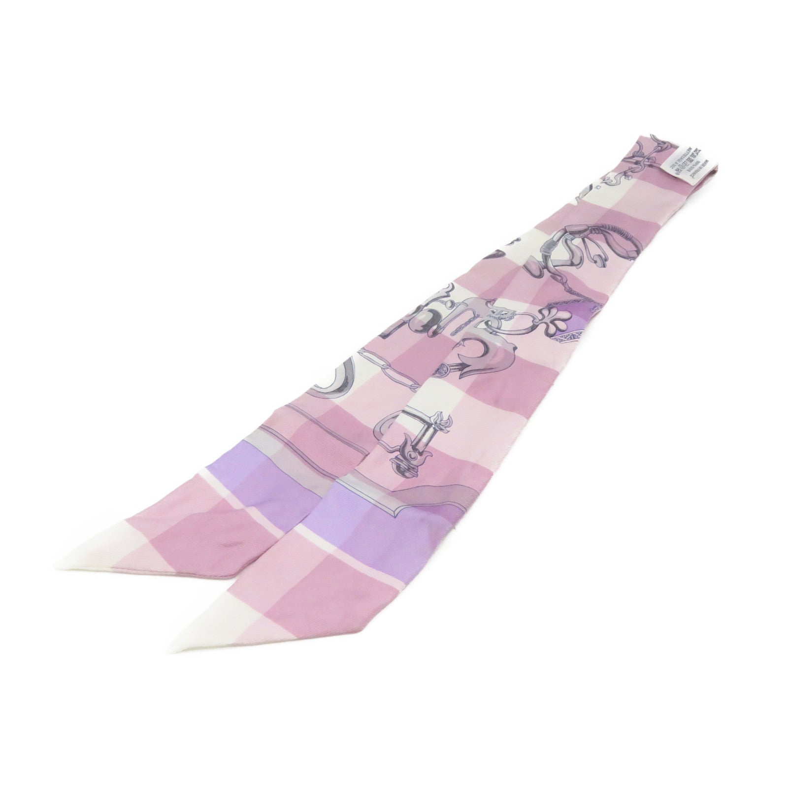 HERMES 【激减优惠】丝质Twilly Scarf丝巾紫色