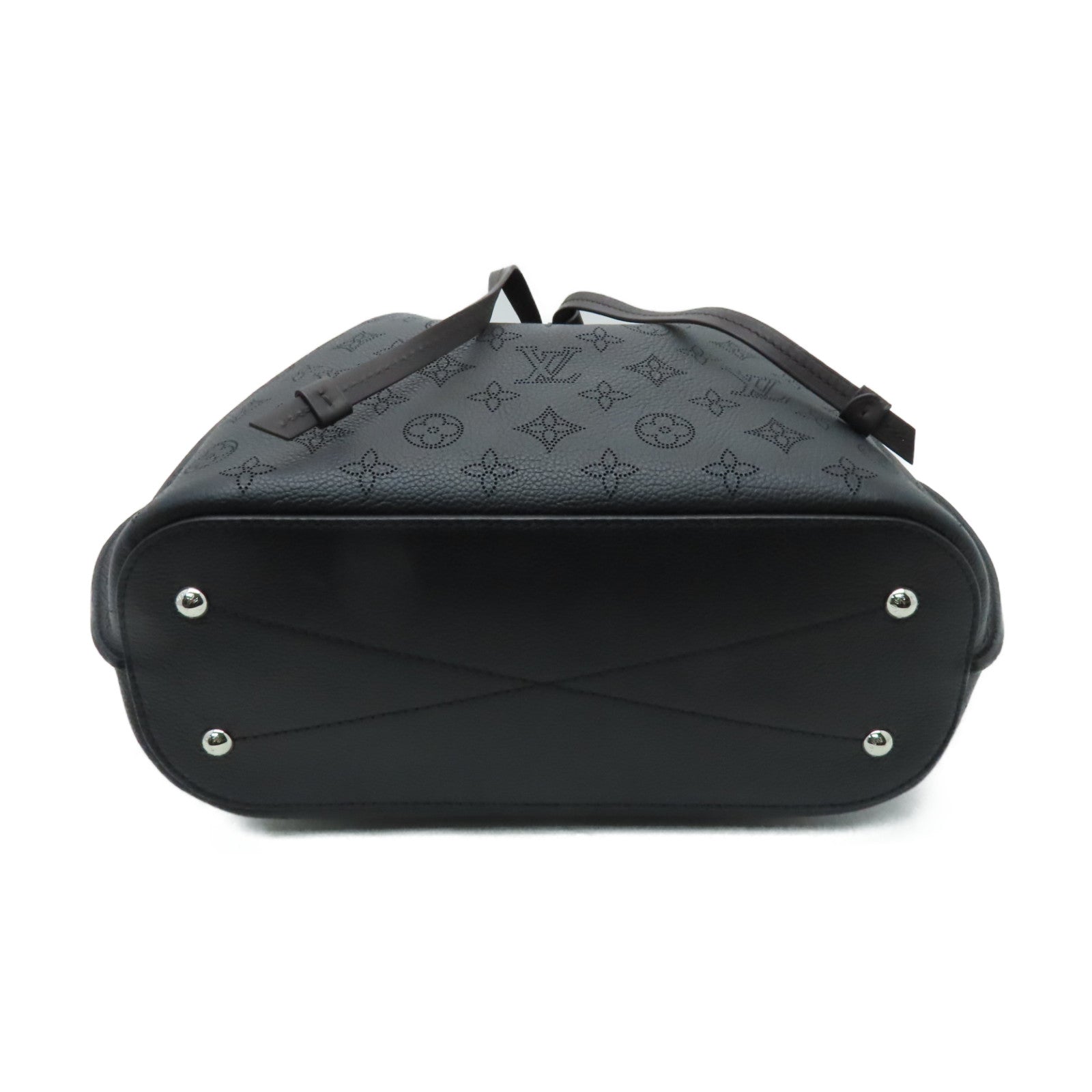 LOUIS VUITTON Mahina Girolata銀扣手挽肩背兩用袋黑色