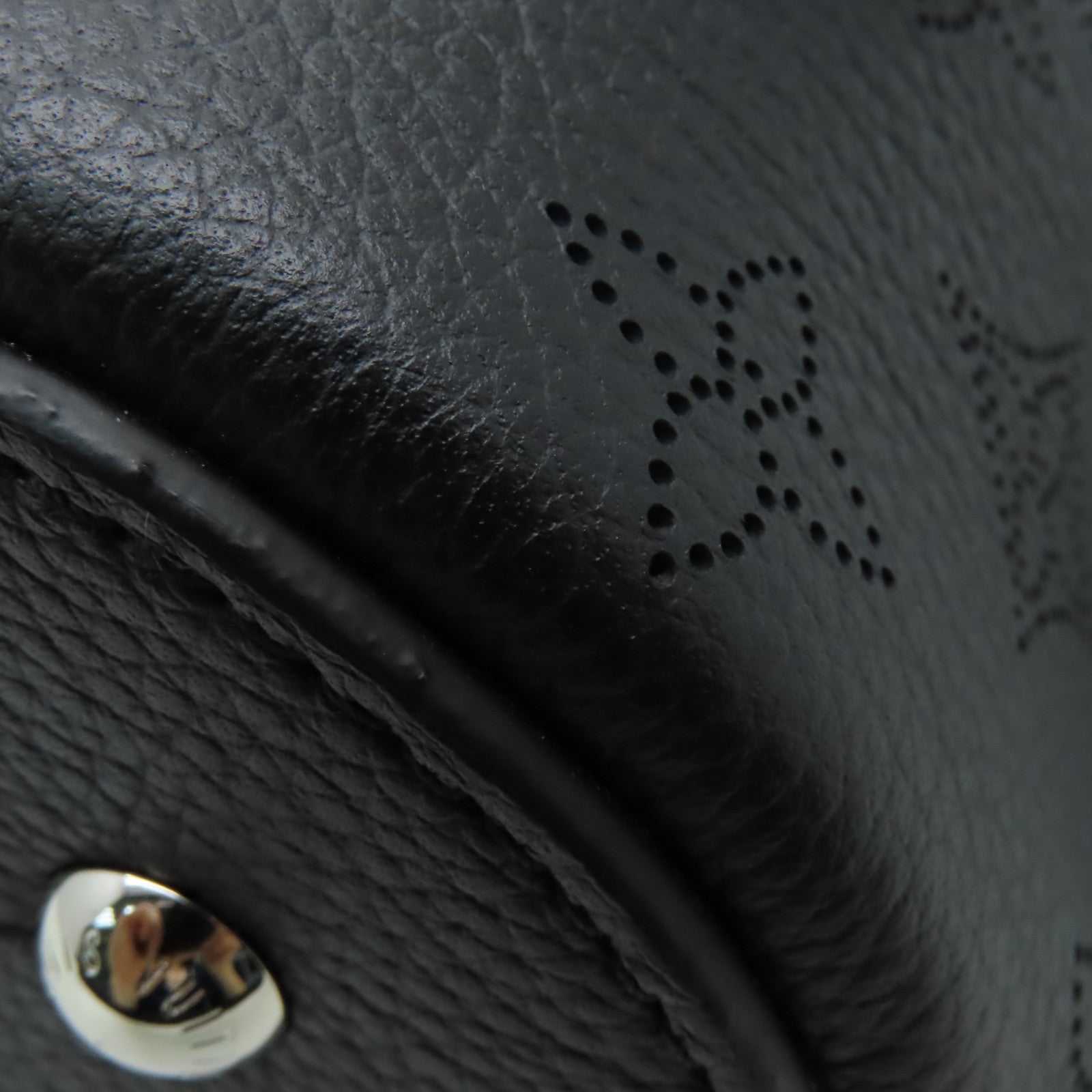 LOUIS VUITTON Mahina Girolata銀扣手挽肩背兩用袋黑色