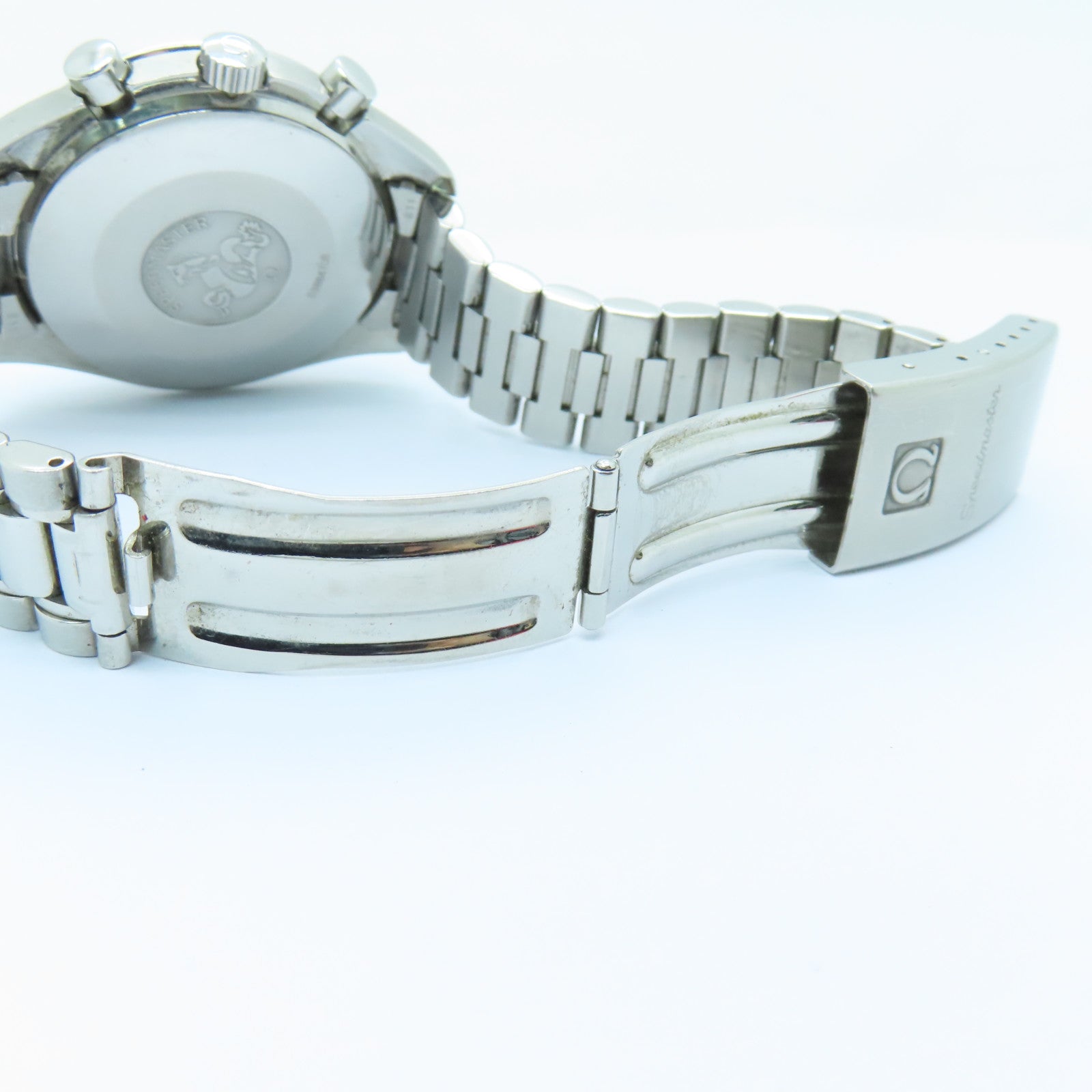 OMEGA Speedmaster Stainless Steel Watch Automatic Movement Blue
