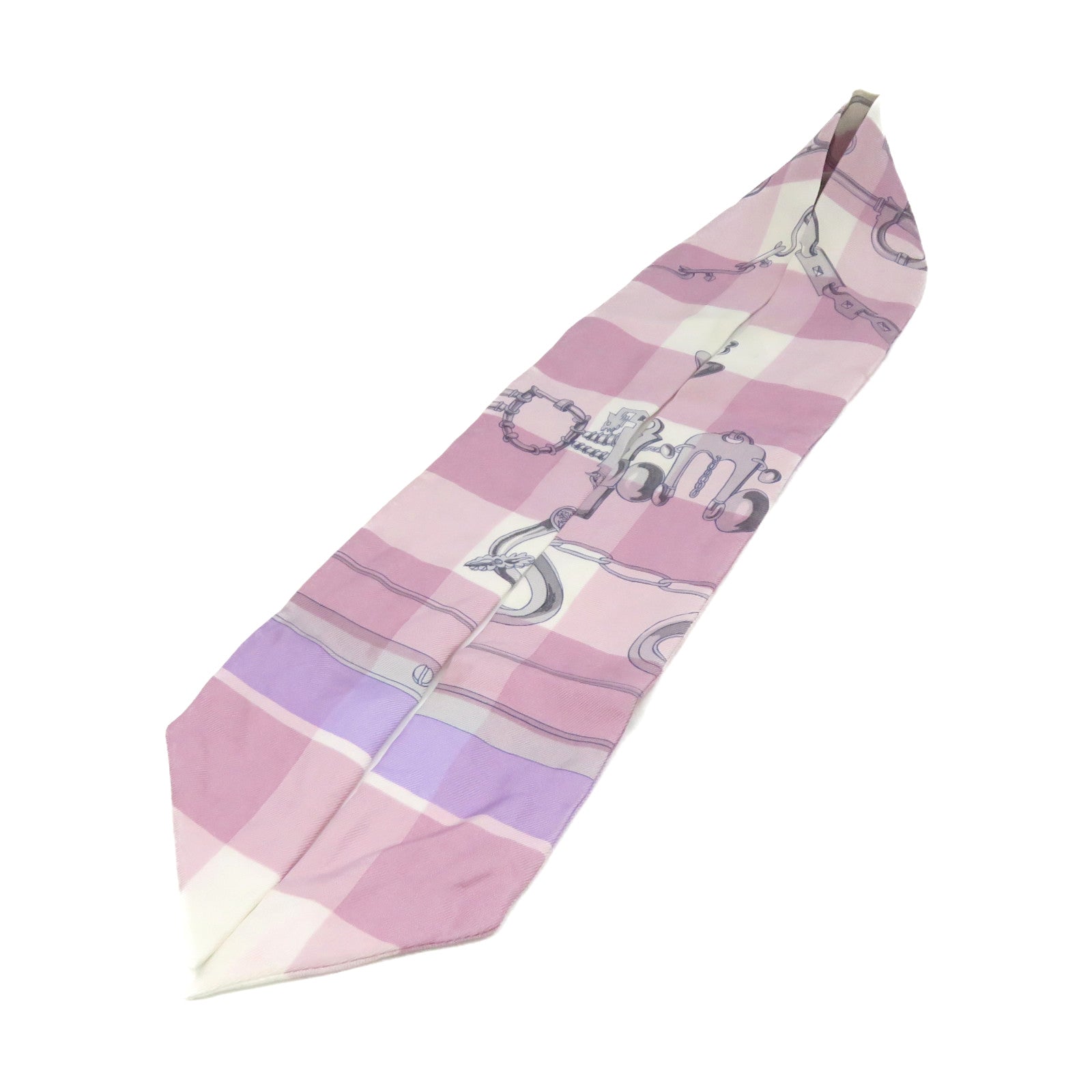 HERMES 【激减优惠】丝质Twilly Scarf丝巾紫色