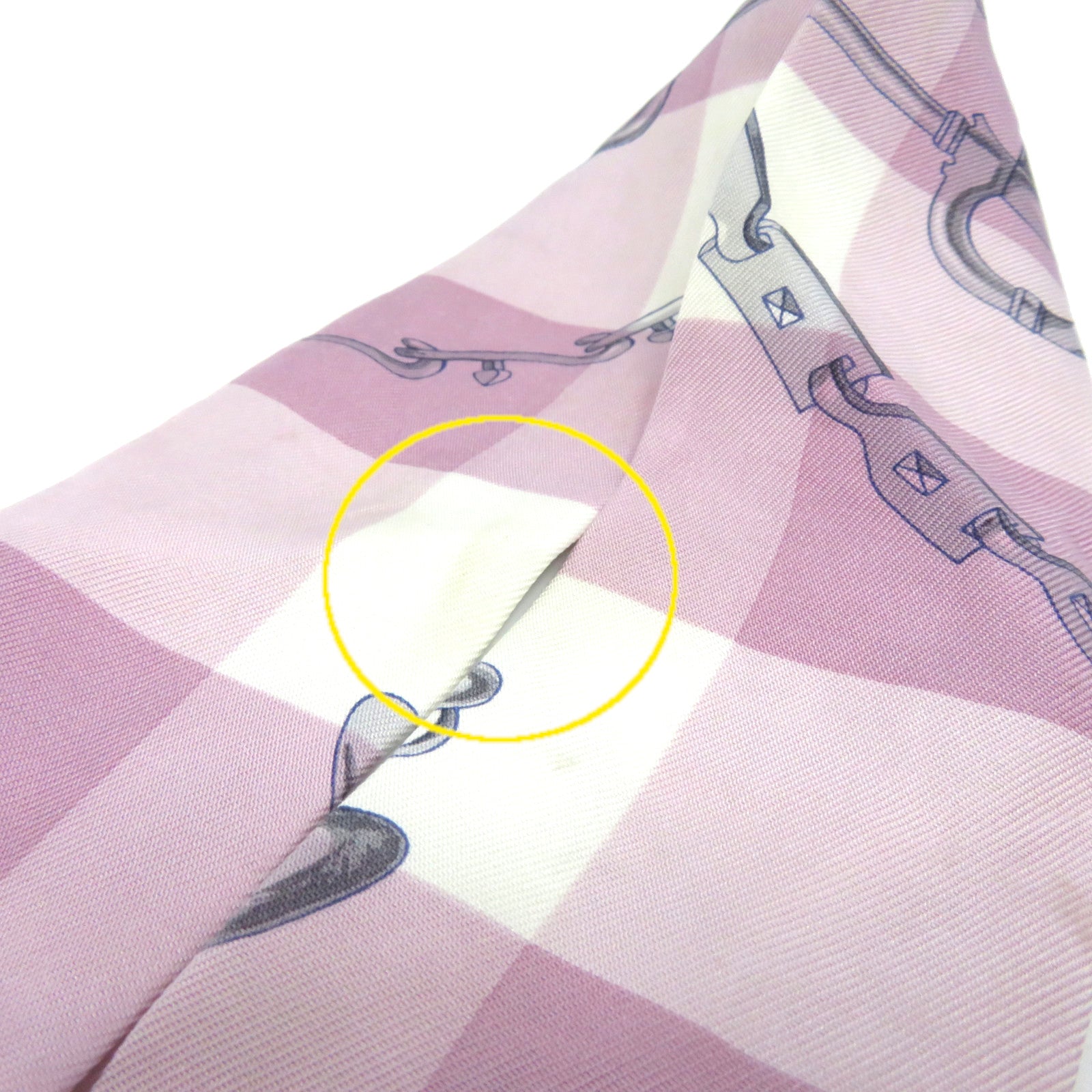 HERMES 【激减优惠】丝质Twilly Scarf丝巾紫色