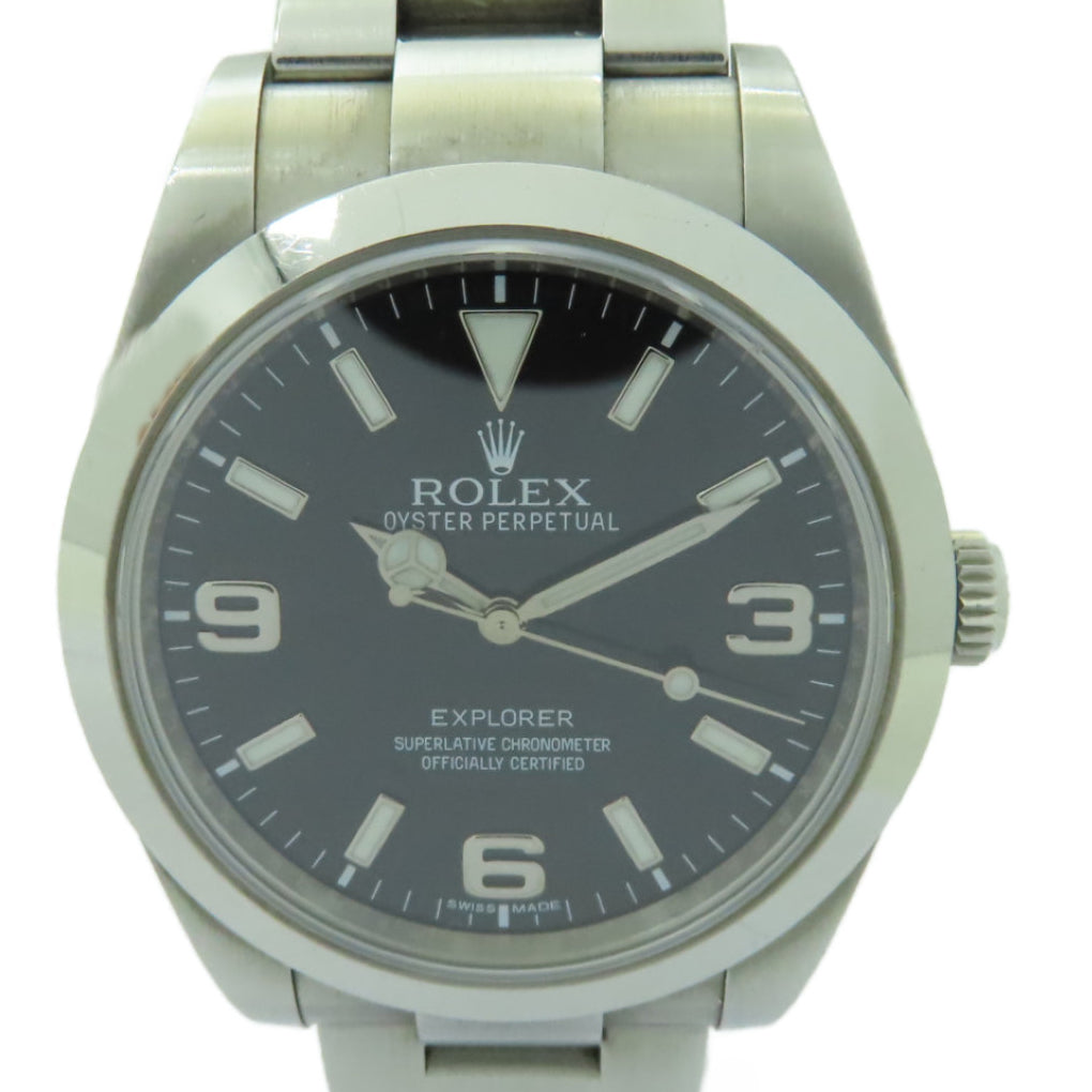 ROLEX ExplorerⅠ不鏽鋼手錶自動機芯黑色