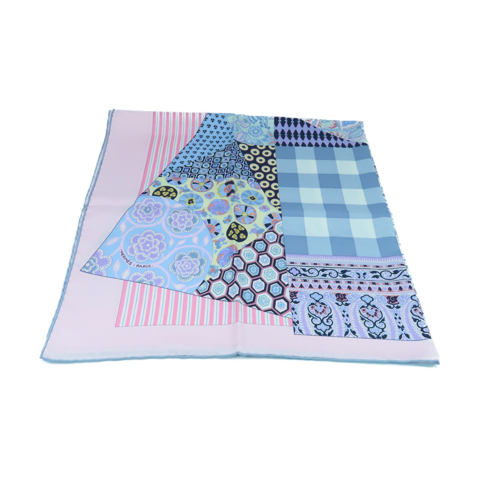 HERMES 【激減優惠】絲質Scarf 90x90絲巾粉紅色/紫色/多色