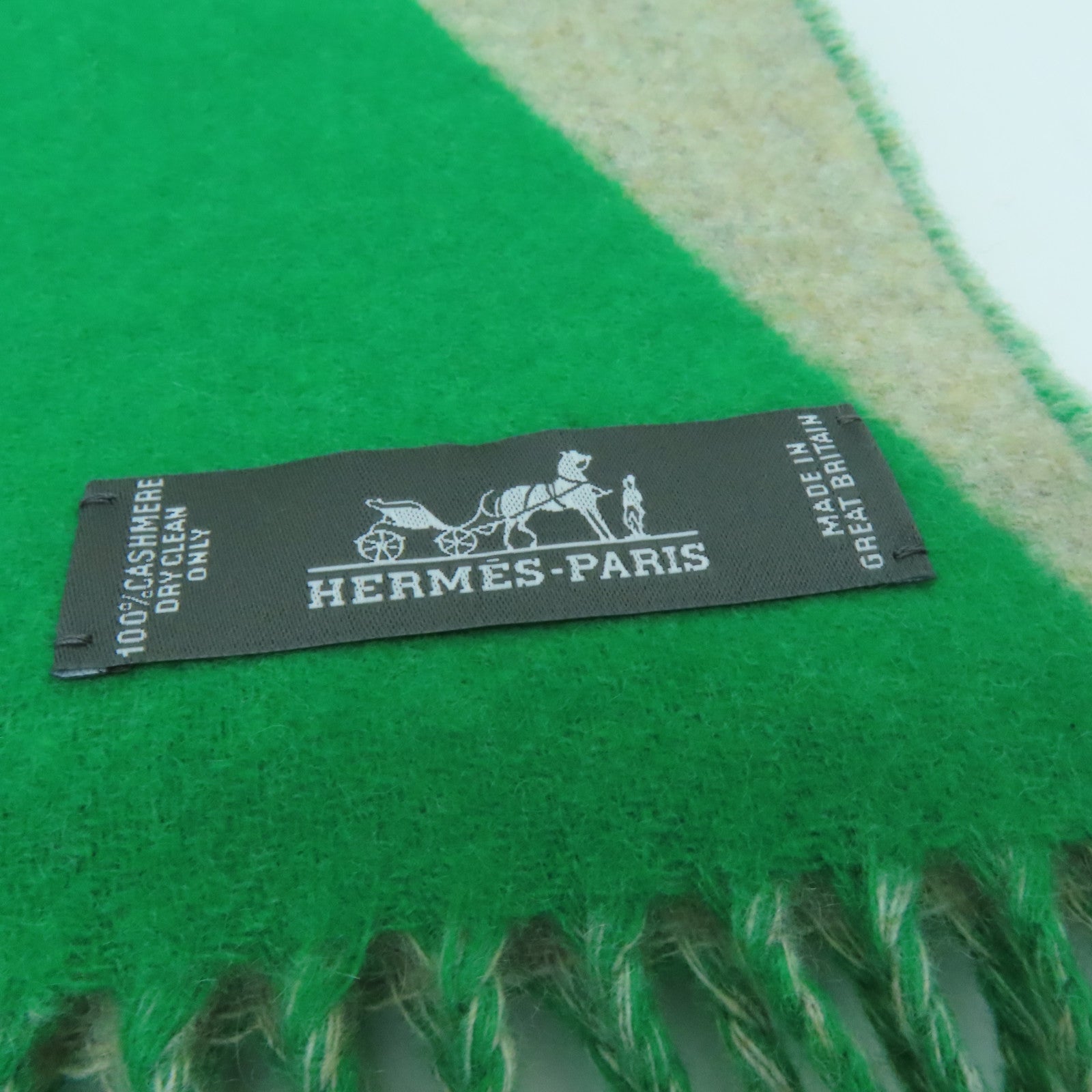 HERMES 羊绒Scarf颈巾33x140cm