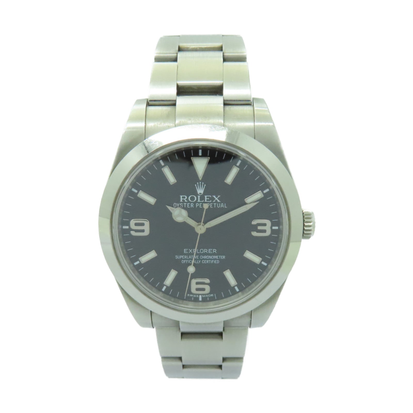 ROLEX ExplorerⅠ不鏽鋼手錶自動機芯黑色