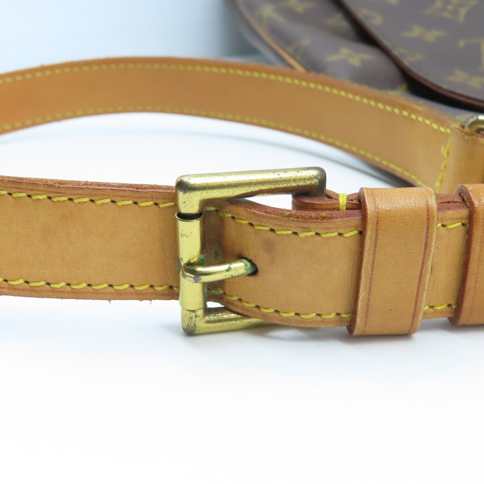 LOUIS VUITTON 【激減優惠】Monogram Musette金扣肩背袋棕色