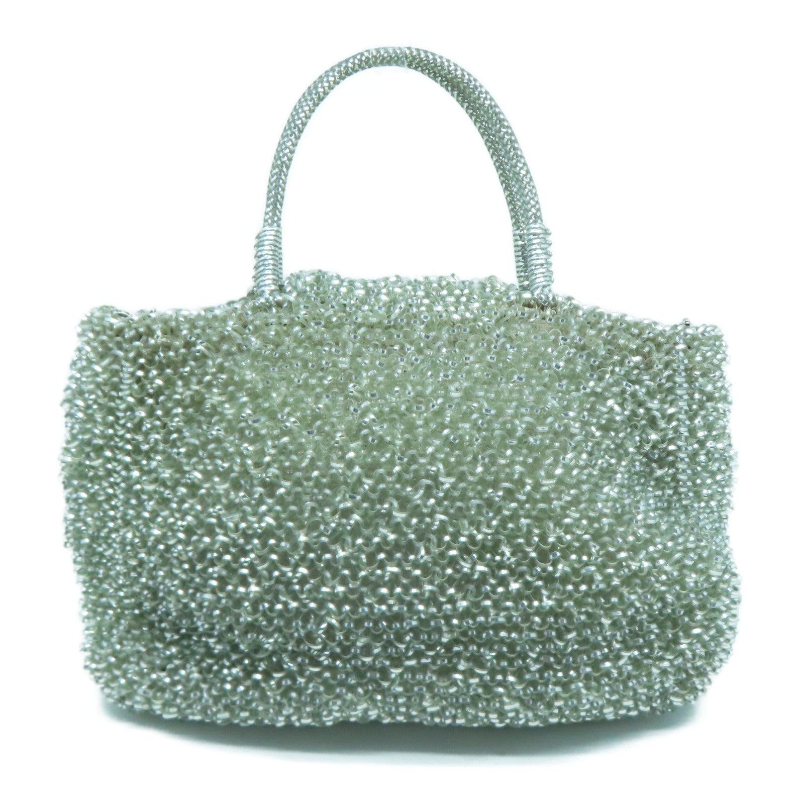 ANTEPRIMA PVC 2 Way Shoulder Bag銀扣手挽肩背兩用袋銀色