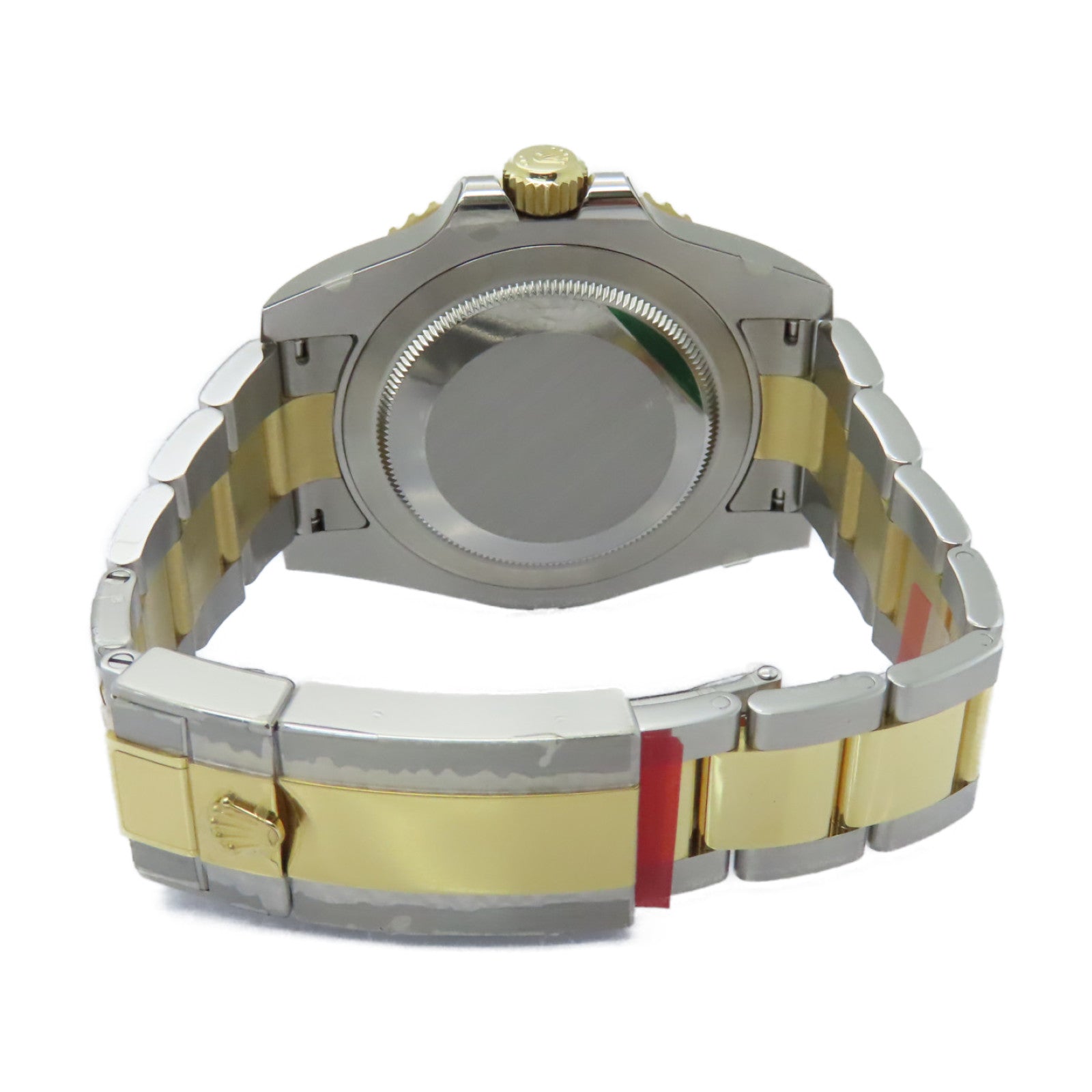 ROLEX GMT MasterⅡ18K黃金/不鏽鋼手錶自動機芯黑色
