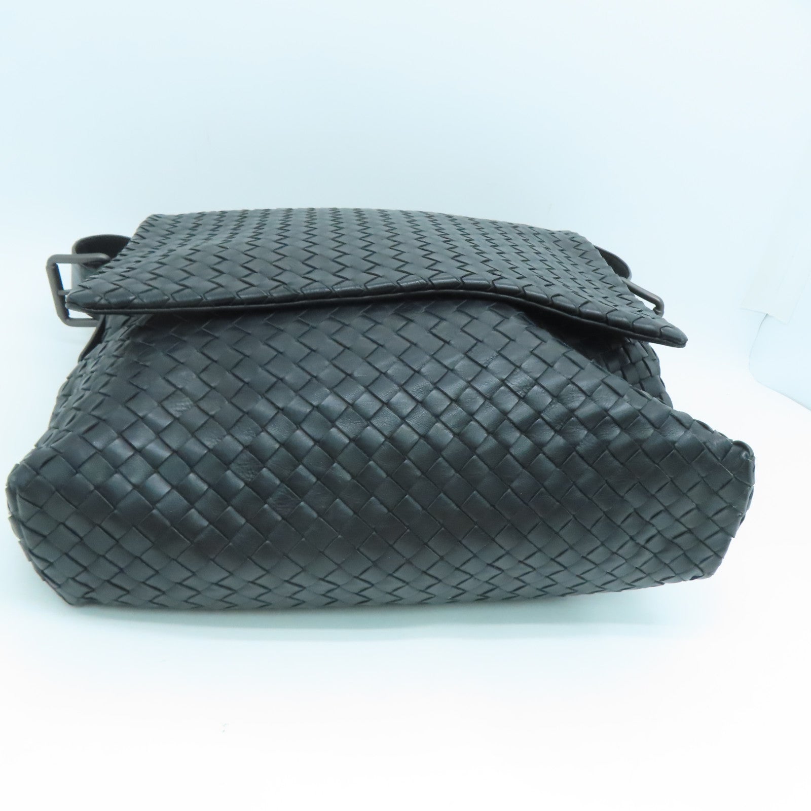 BOTTEGA VENETA 織紋牛皮皮革Shoulder Bag肩背袋黑色