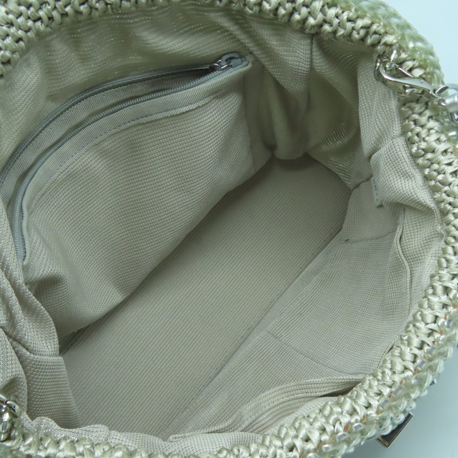 ANTEPRIMA PVC 2 Way Shoulder Bag銀扣手挽肩背兩用袋銀色