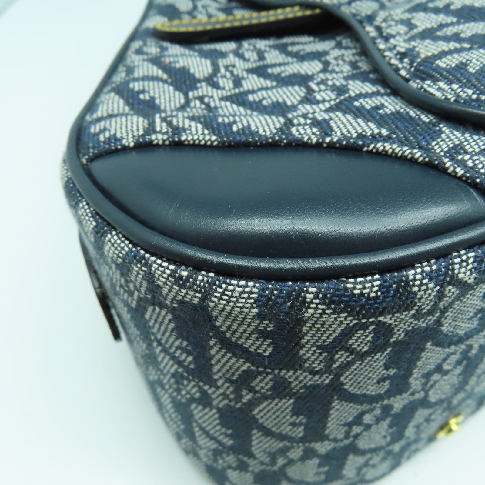 Dior 帆布Hand Bag金扣手挽袋藍色