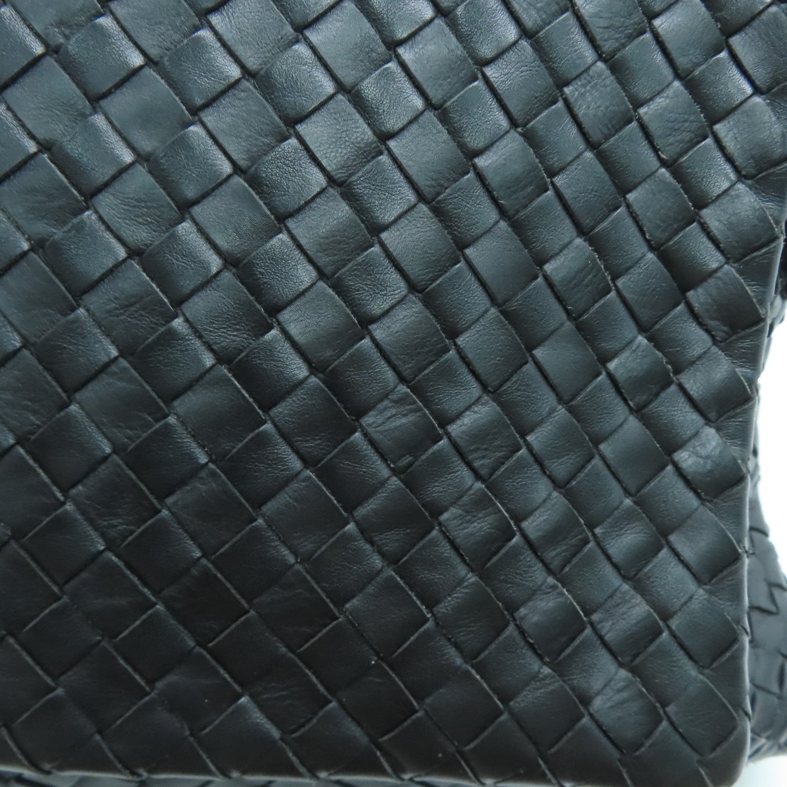 BOTTEGA VENETA 織紋牛皮皮革Shoulder Bag肩背袋黑色