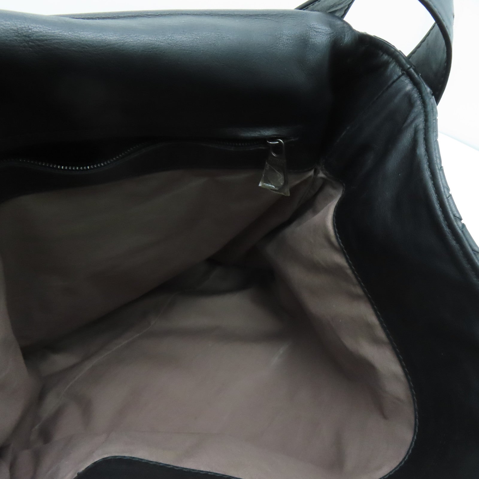 BOTTEGA VENETA 織紋牛皮皮革Shoulder Bag肩背袋黑色
