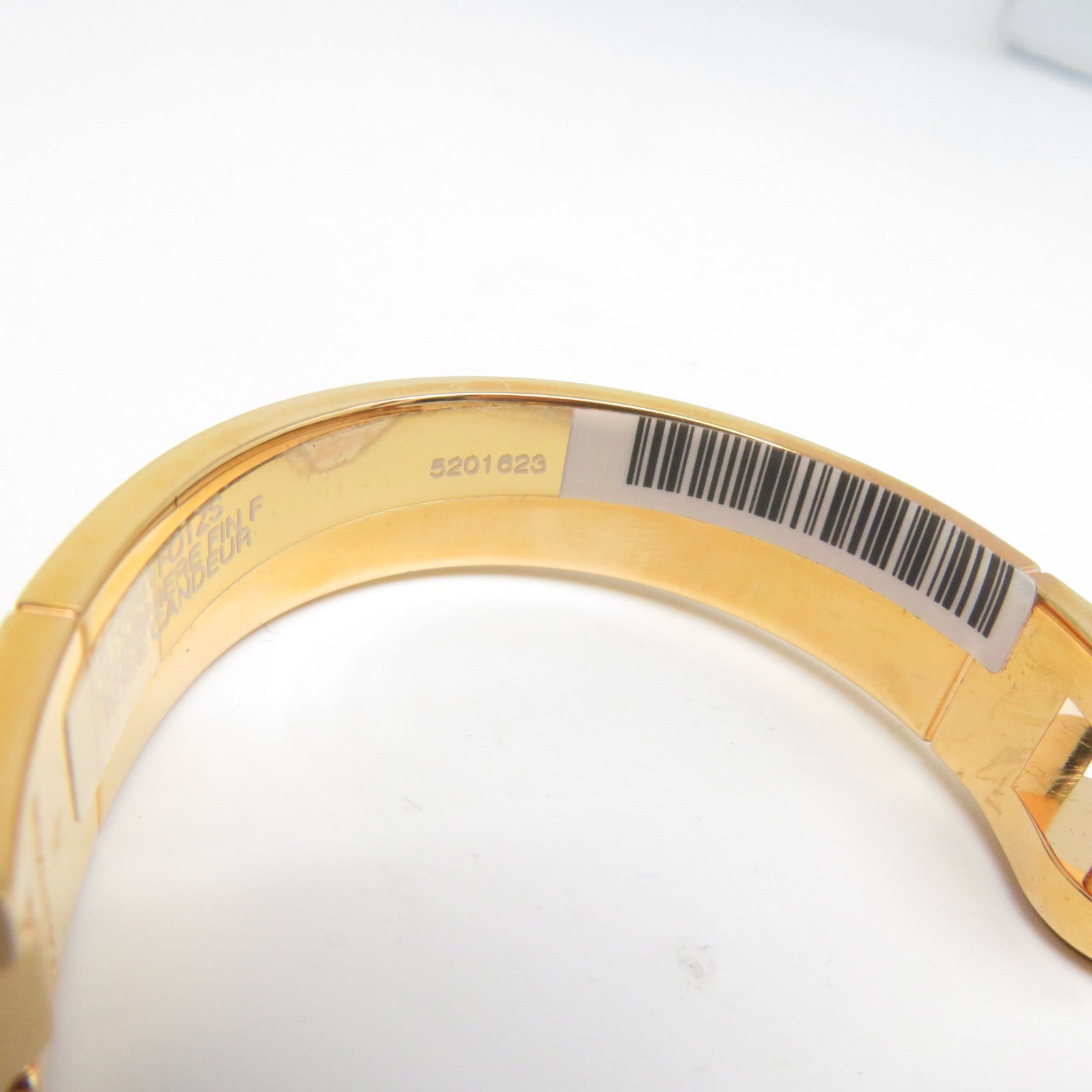HERMES 金屬Bangle/Bracelet金扣手鐲粉紅色