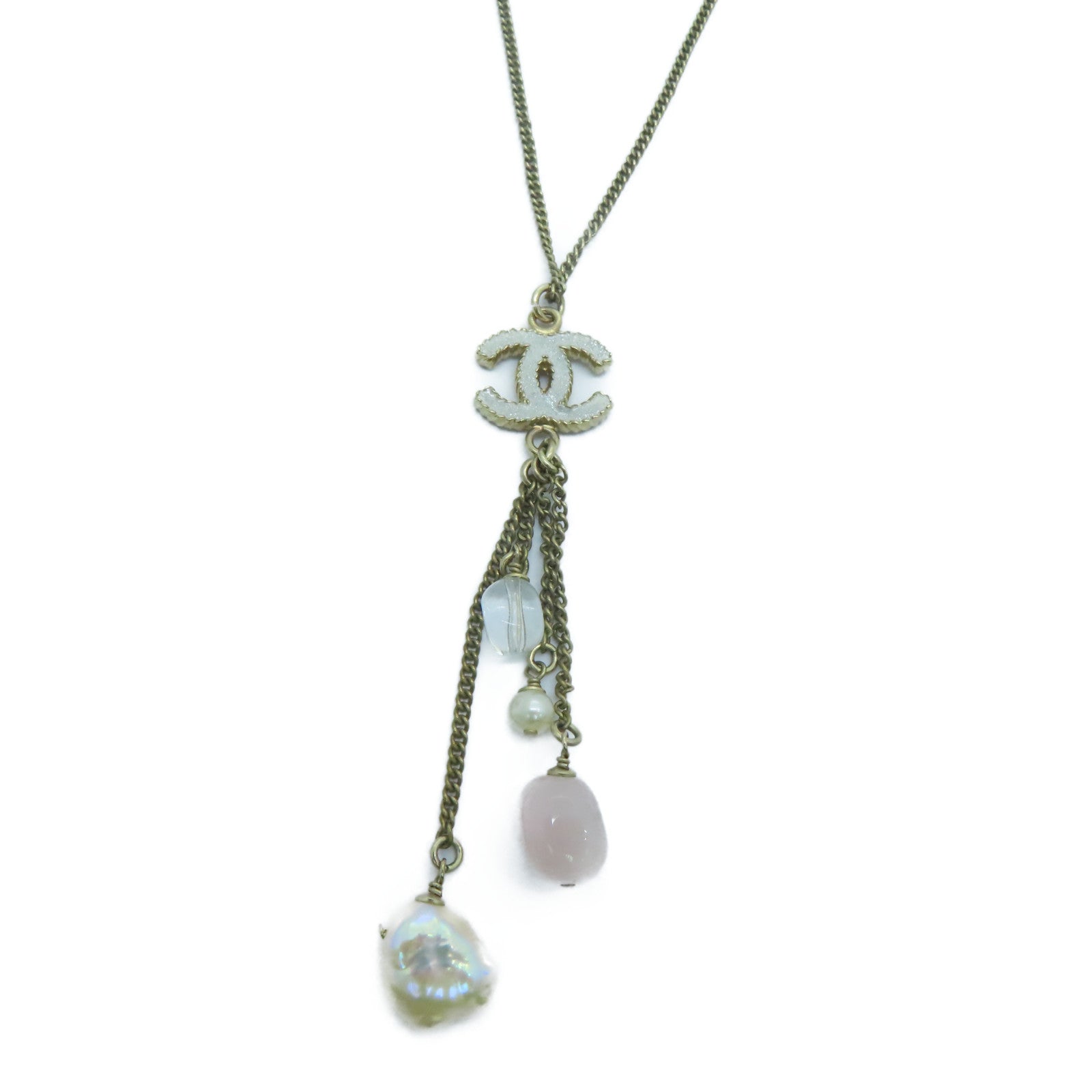 CHANEL 金属Necklaces颈錬铜色