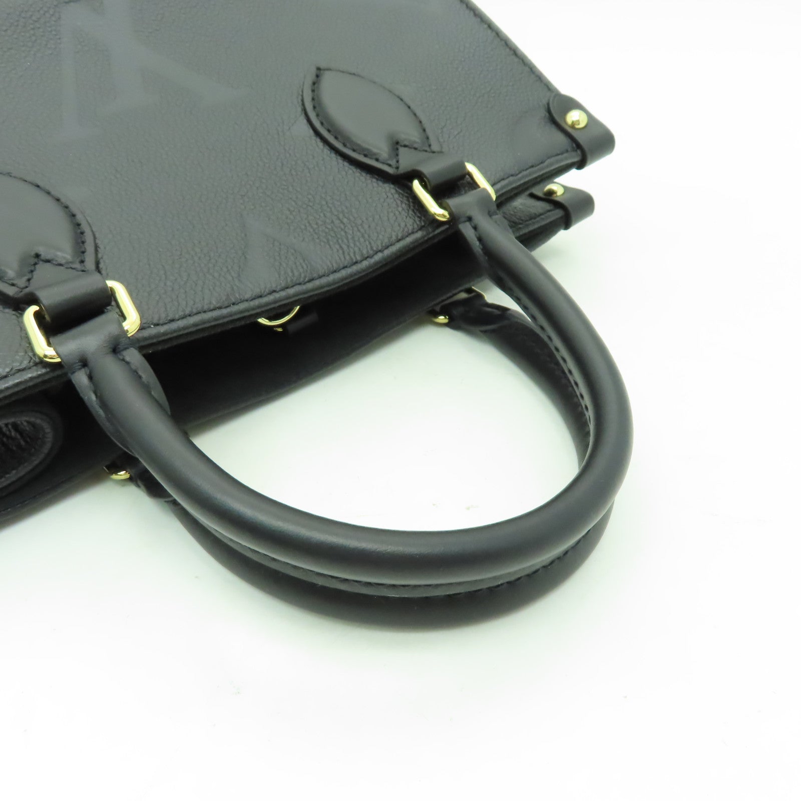 LOUIS VUITTON 【激減優惠】Monogram Empreinte On The Go PM金扣手挽肩背兩用袋黑色