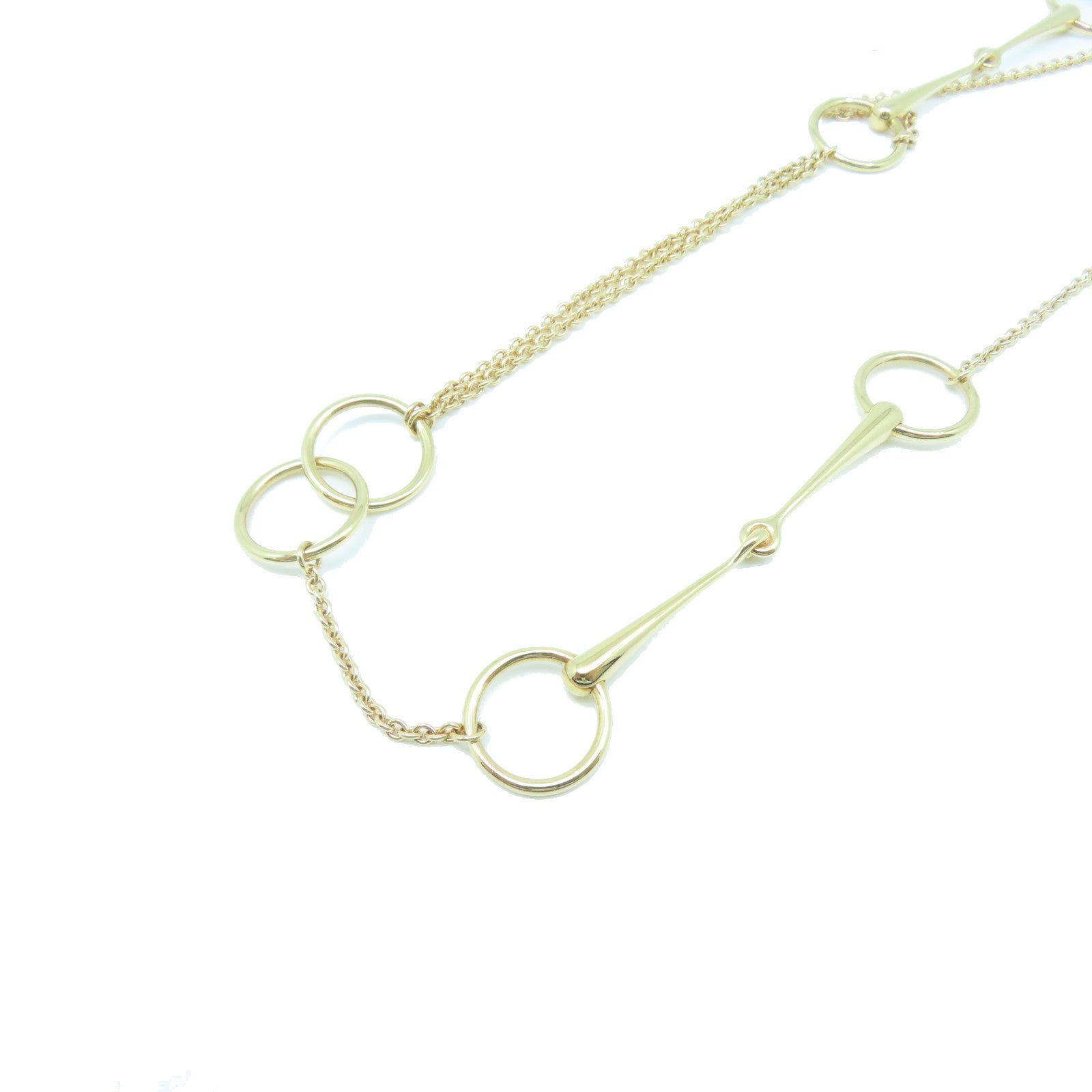 HERMES 18K黃金Filet d'Or Long Necklace項鍊
