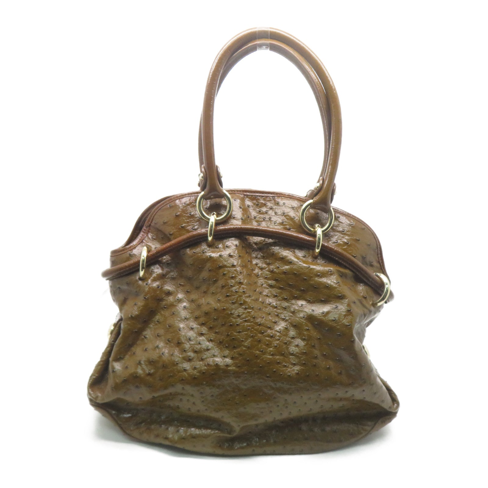 BALLY 【激減優惠】皮革Shoulder Bag金扣肩背袋啡色