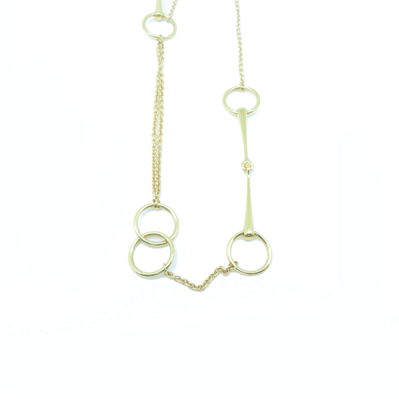 HERMES 18K黃金Filet d'Or Long Necklace項鍊