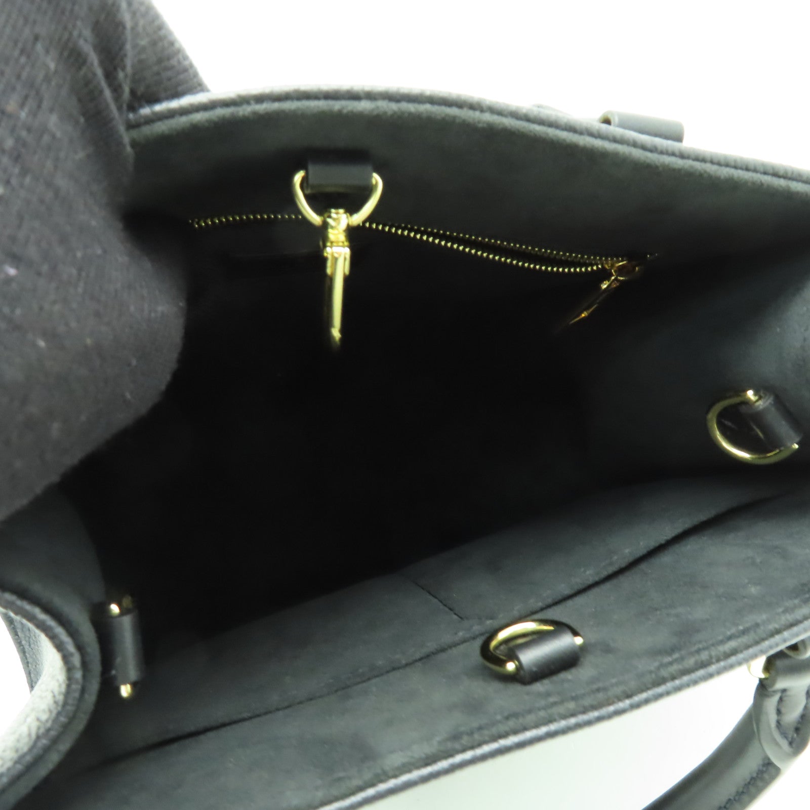 LOUIS VUITTON 【激減優惠】Monogram Empreinte On The Go PM金扣手挽肩背兩用袋黑色