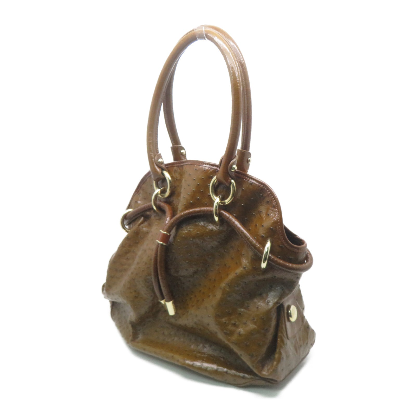 BALLY 【激減優惠】皮革Shoulder Bag金扣肩背袋啡色