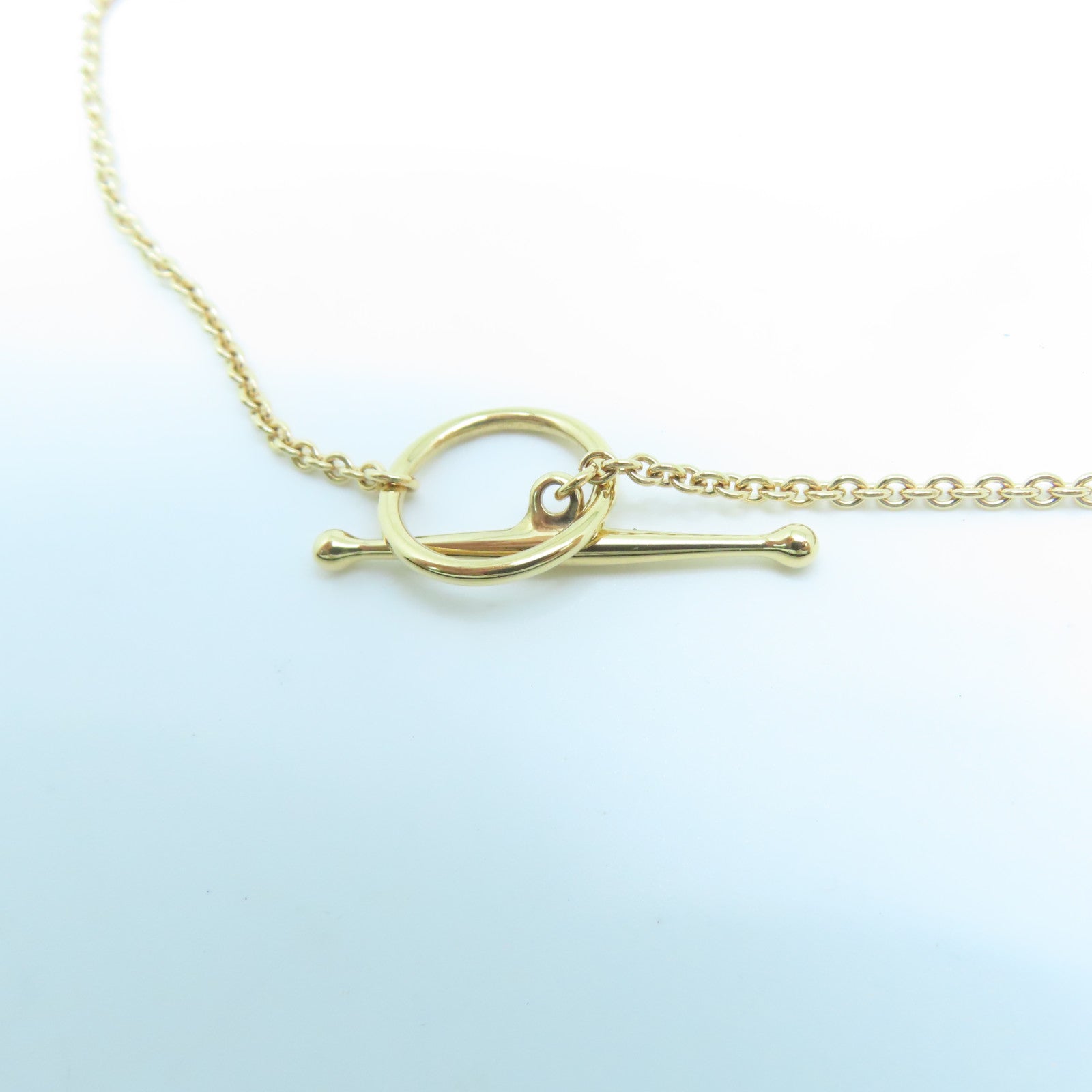 HERMES 18K黃金Filet d'Or Long Necklace項鍊