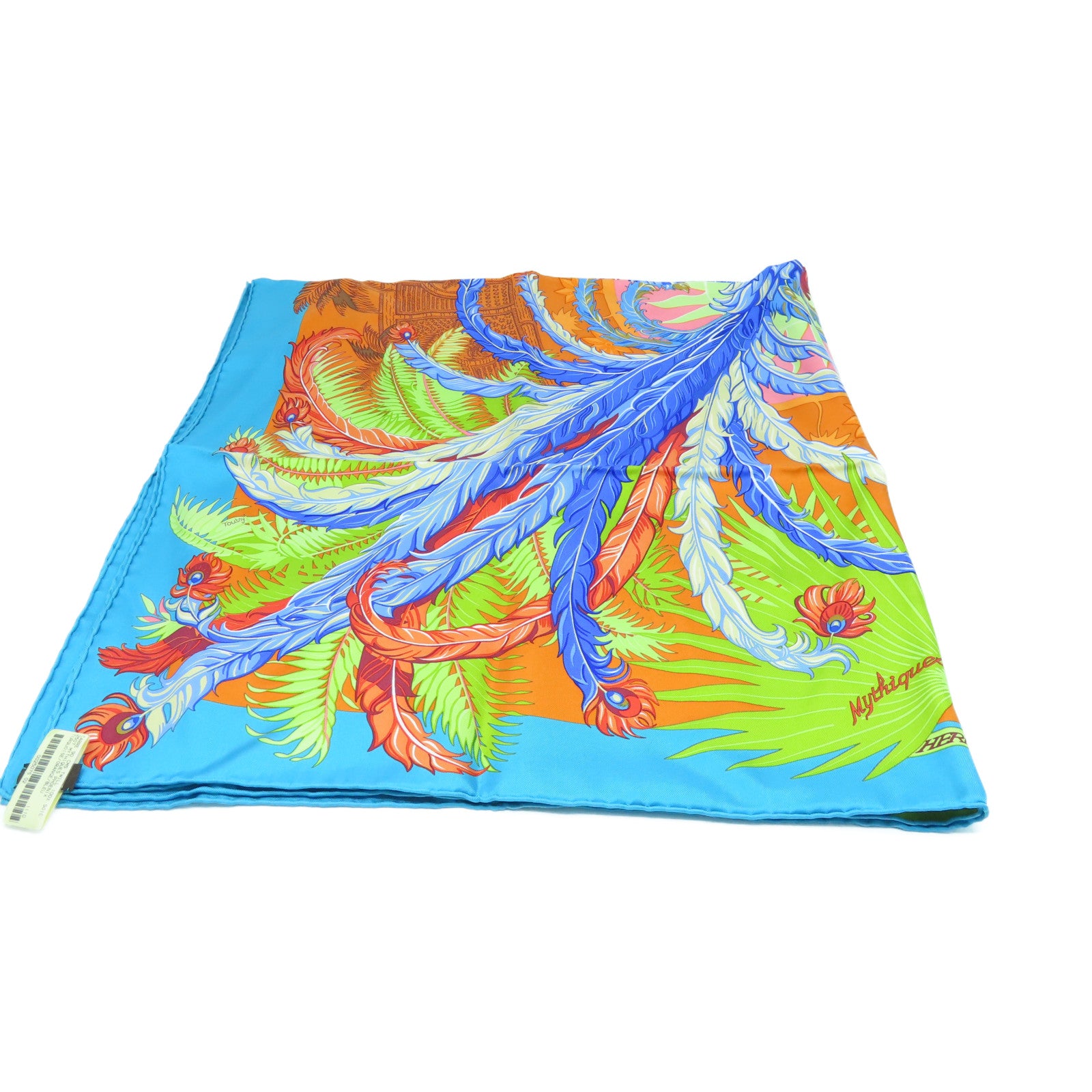 HERMES 丝质90 X 90 Scarf丝巾彩色