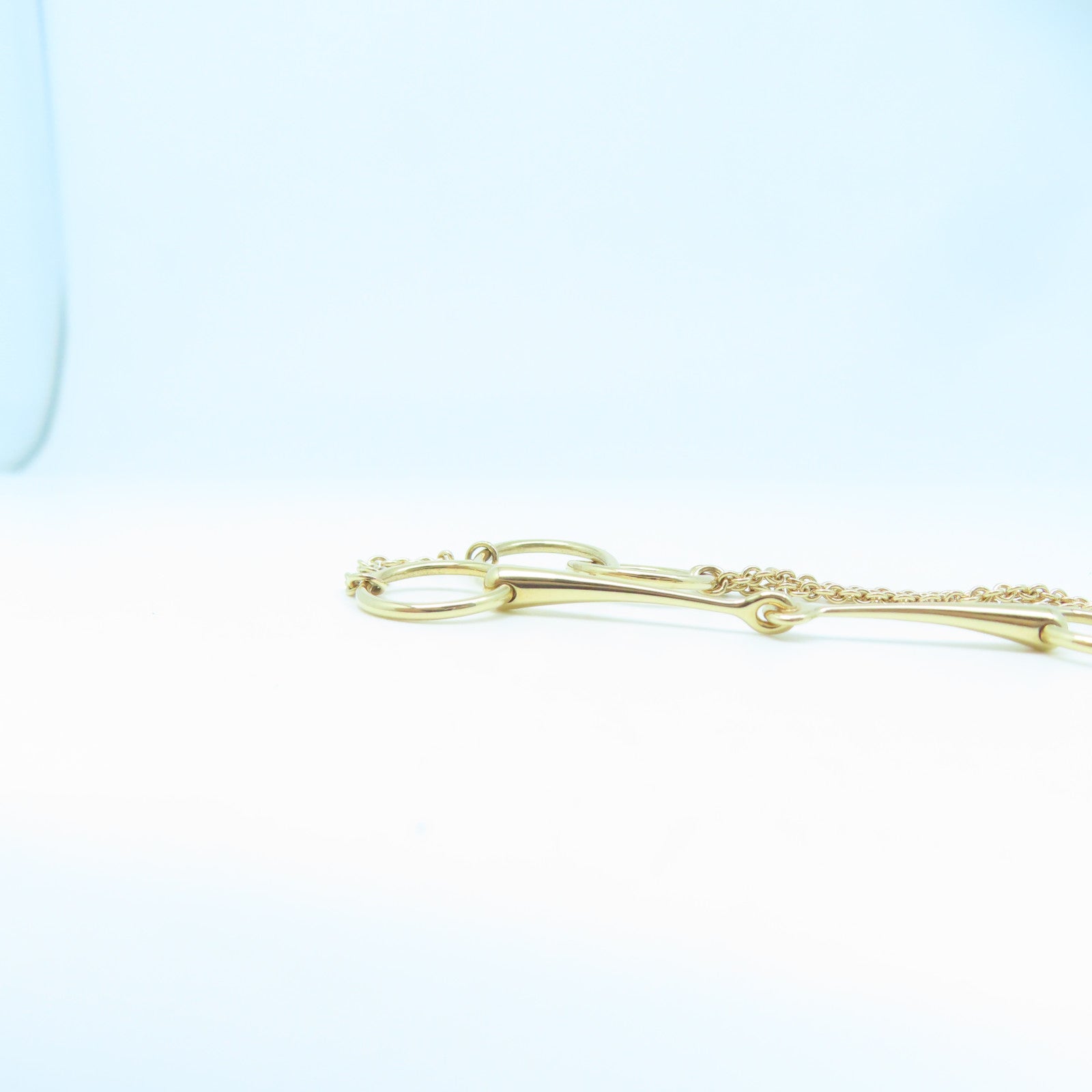 HERMES 18K黃金Filet d'Or Long Necklace項鍊