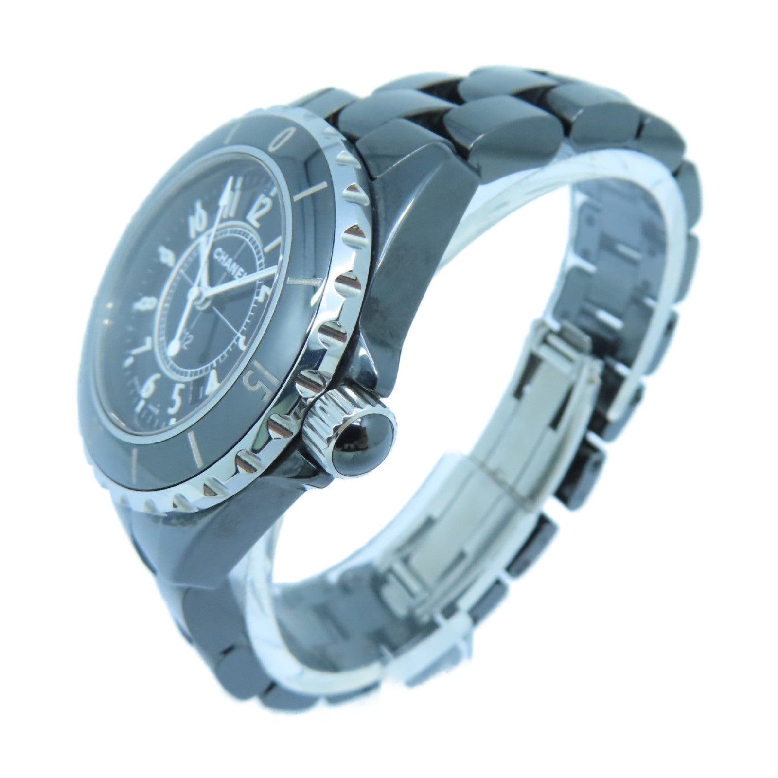 CHANEL J12 watch ceramic watch quartz movement black