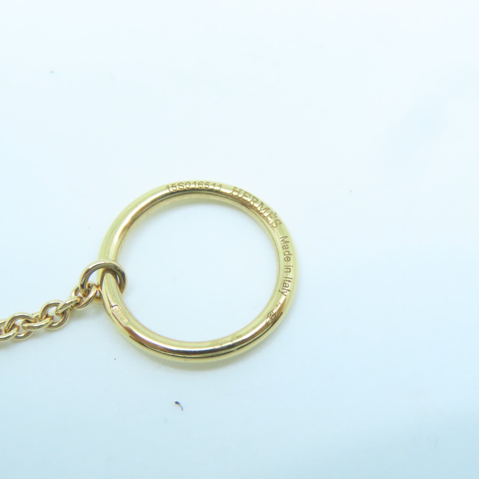 HERMES 18K黃金Filet d'Or Long Necklace項鍊